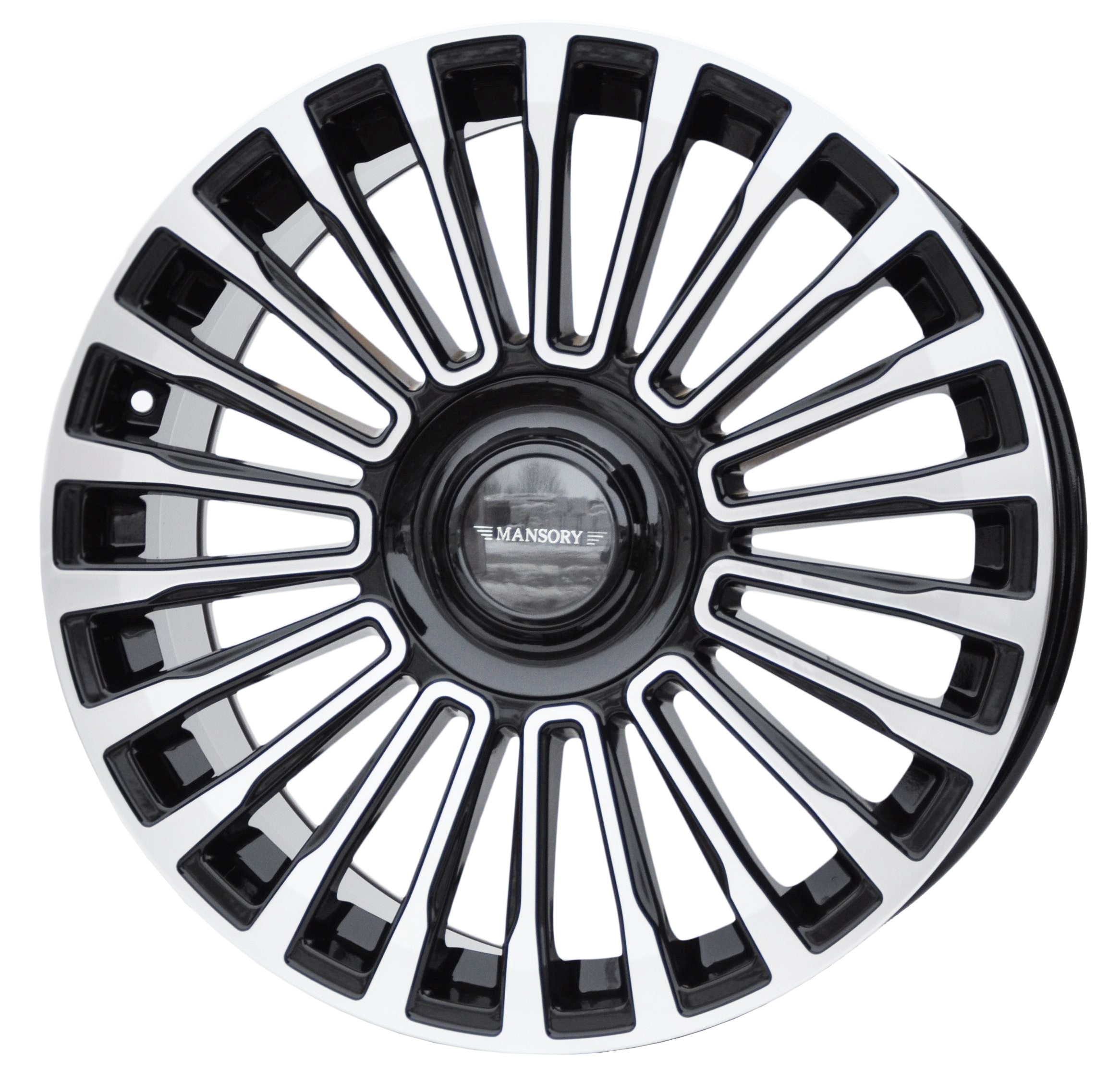 PDW 1365 Alufælge 21" 5x108 ET45 – Poleret/sort (sæt á 4)