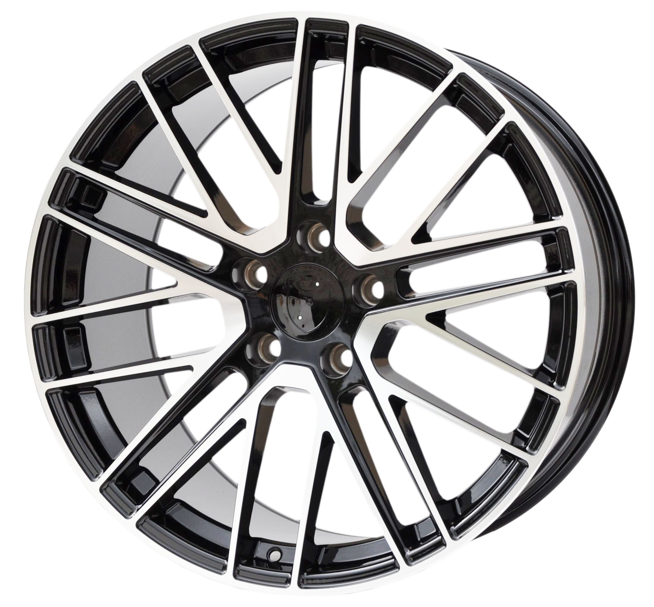 PDW 0375 Alufælge 21" 5x130 ET69 – Poleret/sort (sæt á 4)