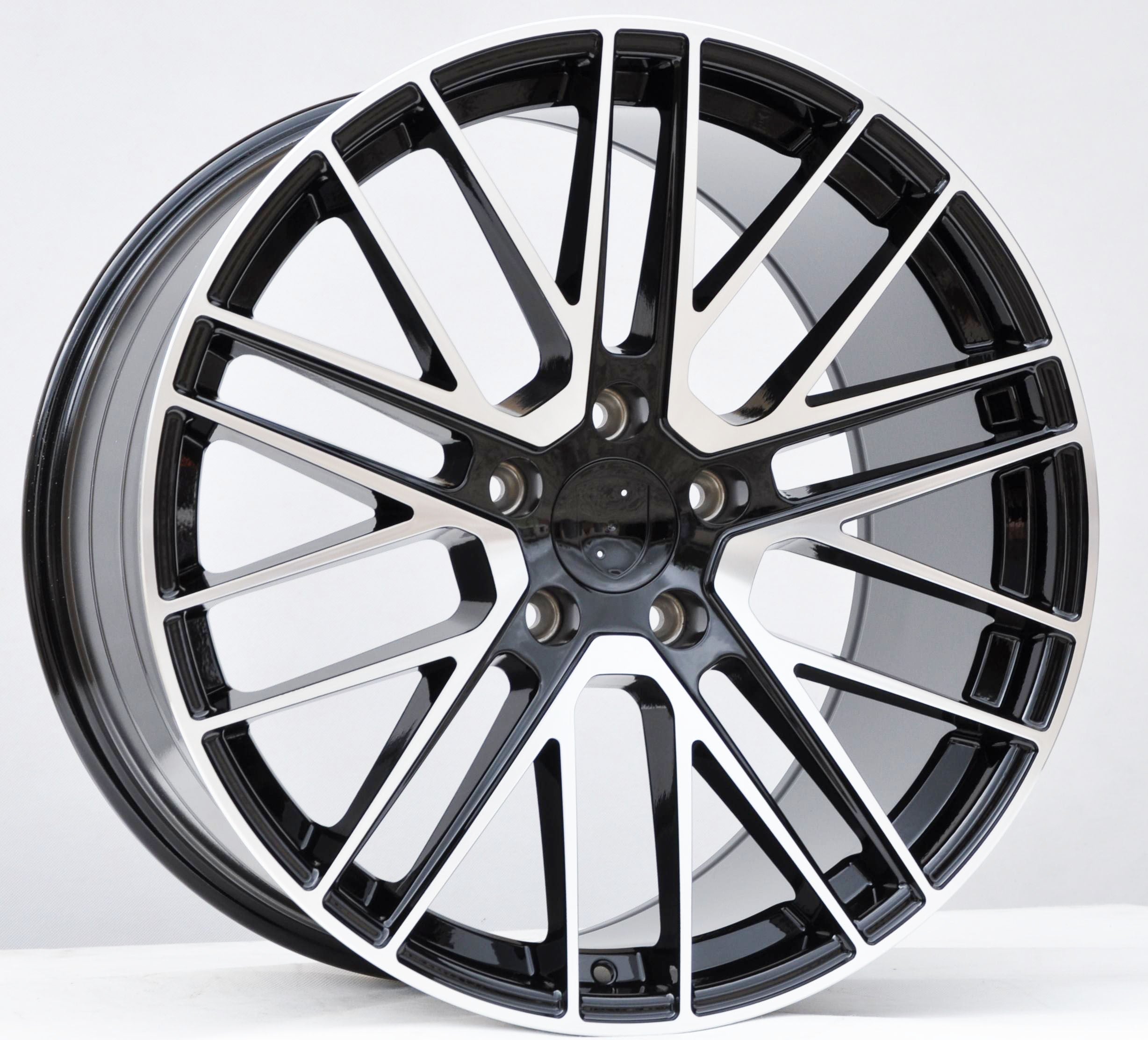 PDW 0375 Alufælge 21" 5x130 ET69 – Poleret/sort (sæt á 4)