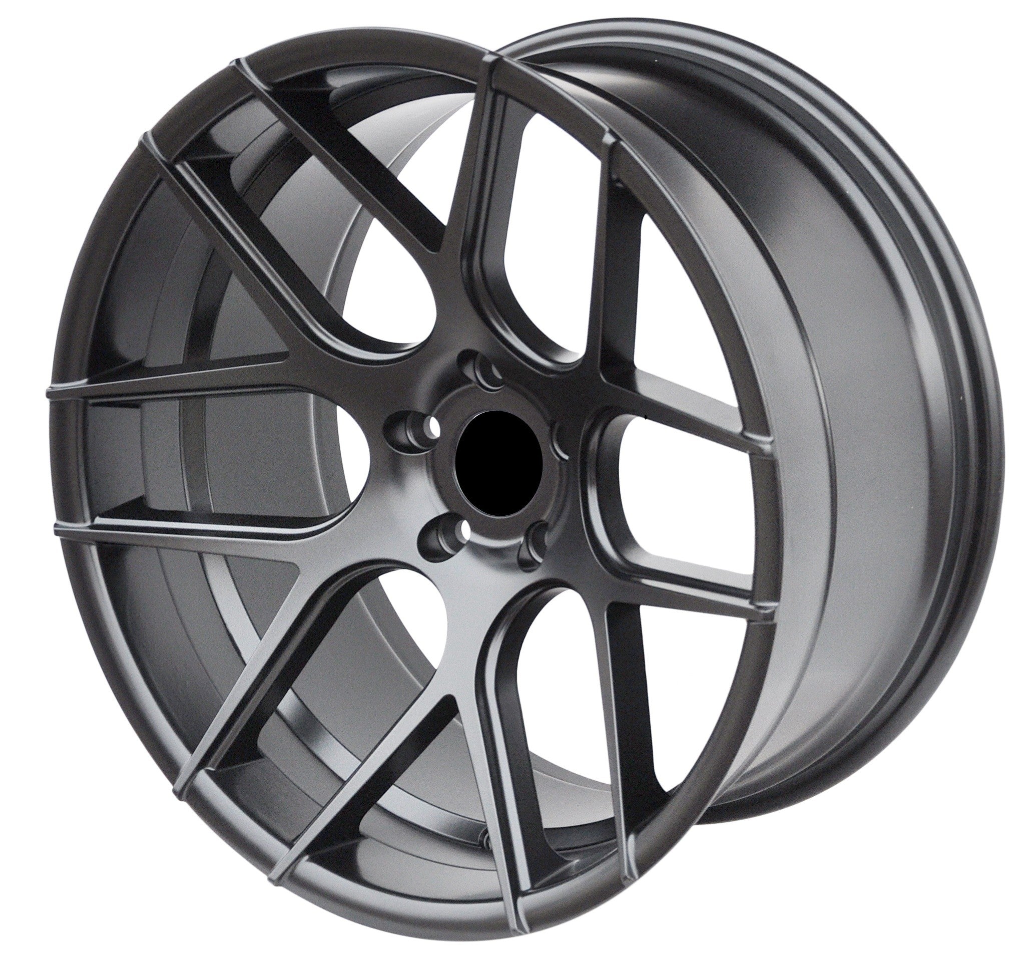 Haxer SSA03 (HX022) Alufælge 18" 5x120 ET35 – Sort półmat (sæt á 4)
