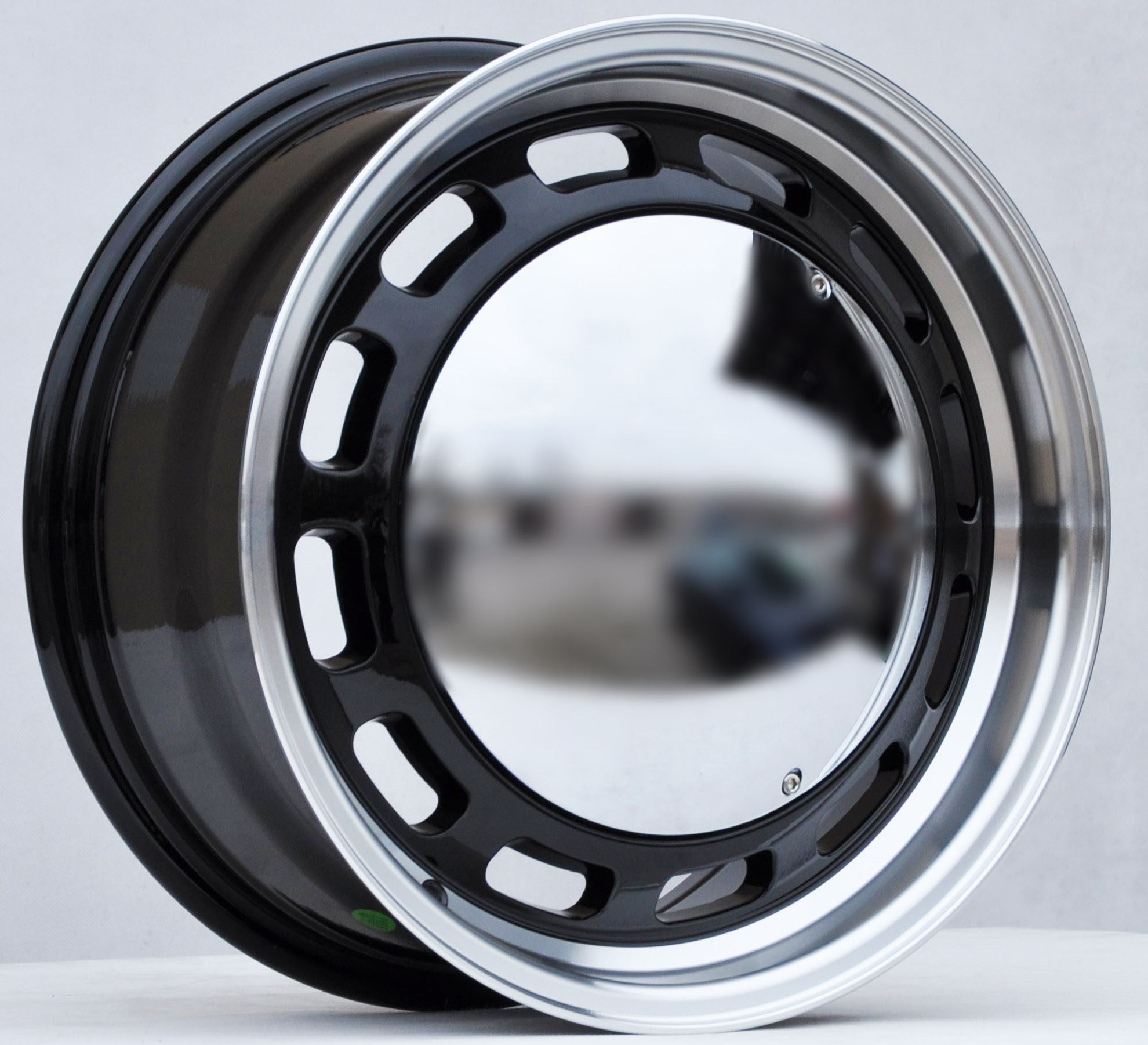 Toro Corsa rew038 Alufælge 16" 4x100 ET30 – Poleret/sort (sæt á 4)