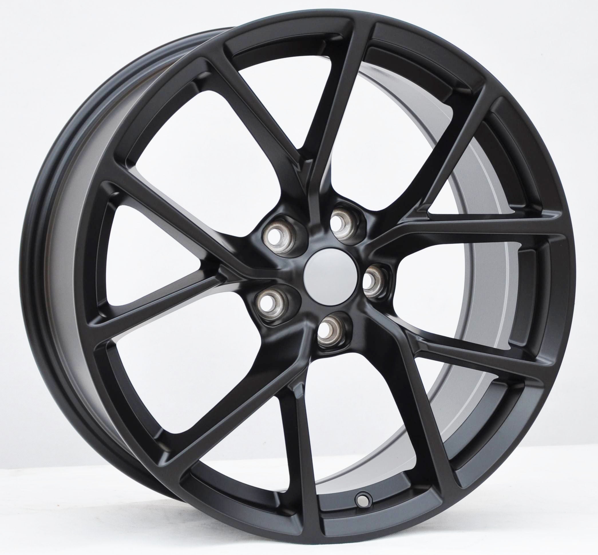 PDW 5602 Alufælge 18" 5x108 ET45 – Poleret/sort (sæt á 4)