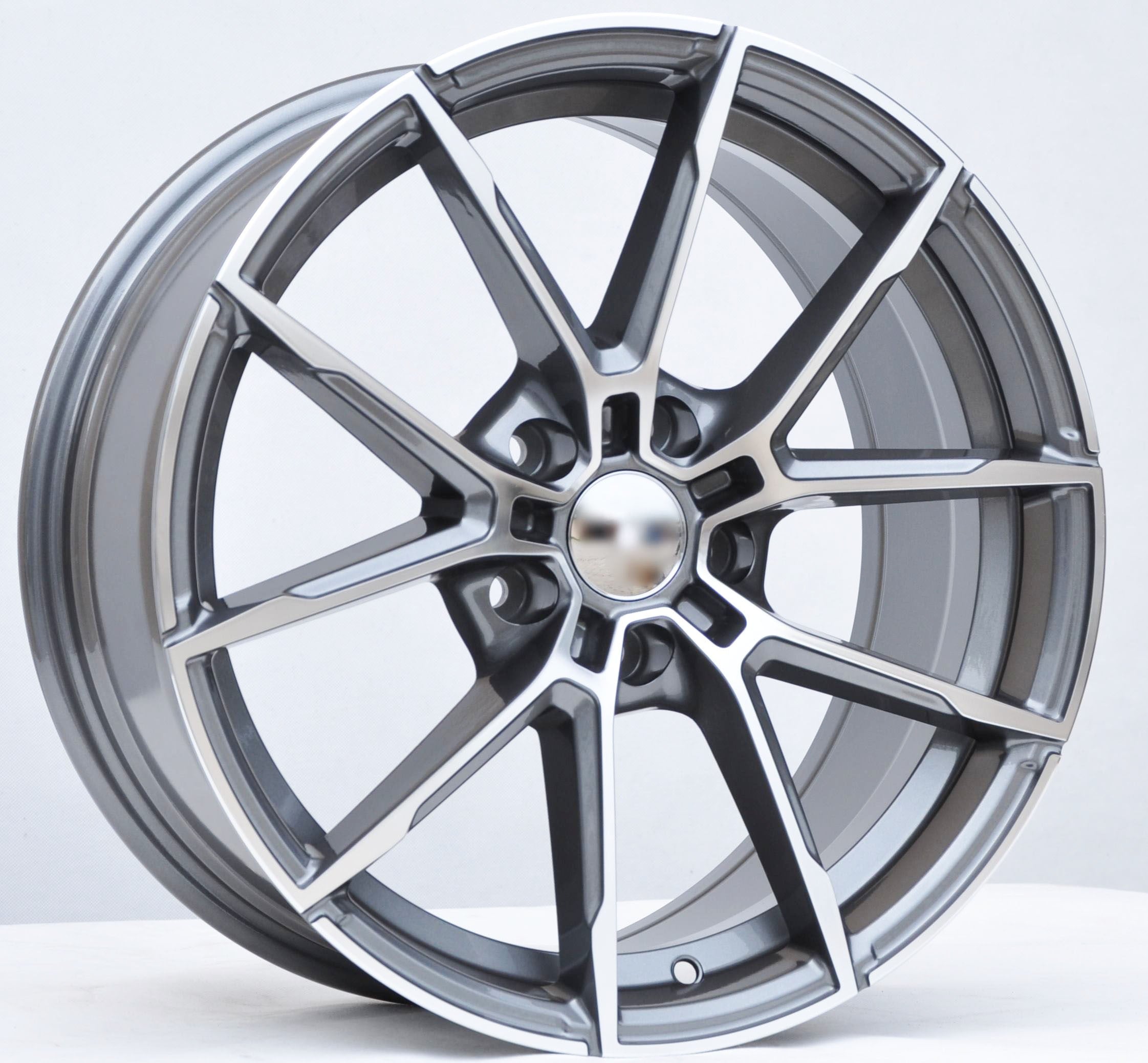 PDW 5601/1740 Alufælge 17" 5x112 ET27 – Poleret/grafit (sæt á 4)