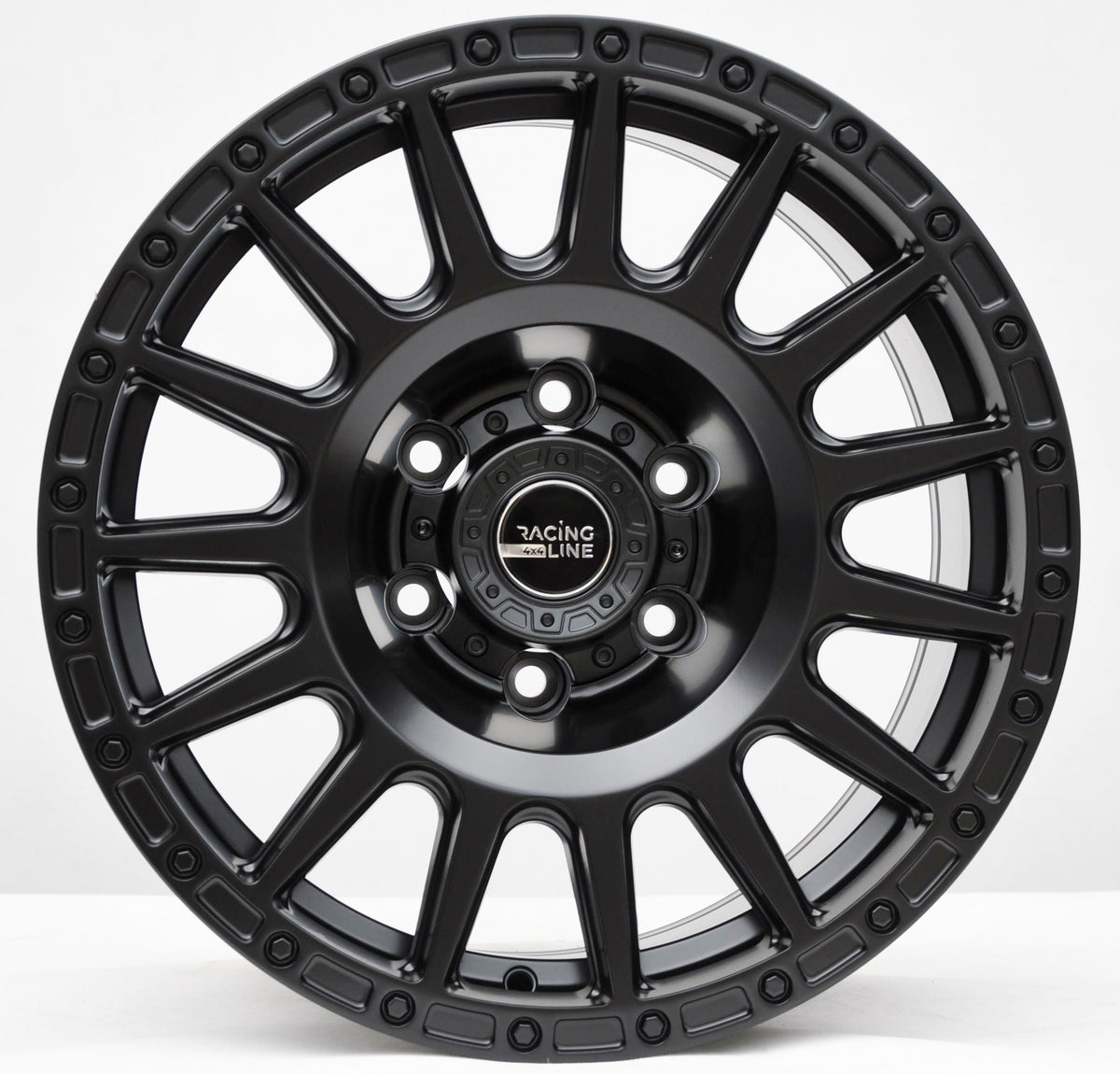 PDW 5877 Alufælge 17" 8J 6x139.7 ET-15 – Sort (sæt á 4)