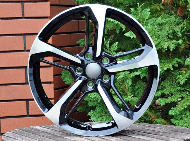 PDW 992/513 Alufælge 20" 5x112 ET33 – Poleret/sort (sæt á 4)