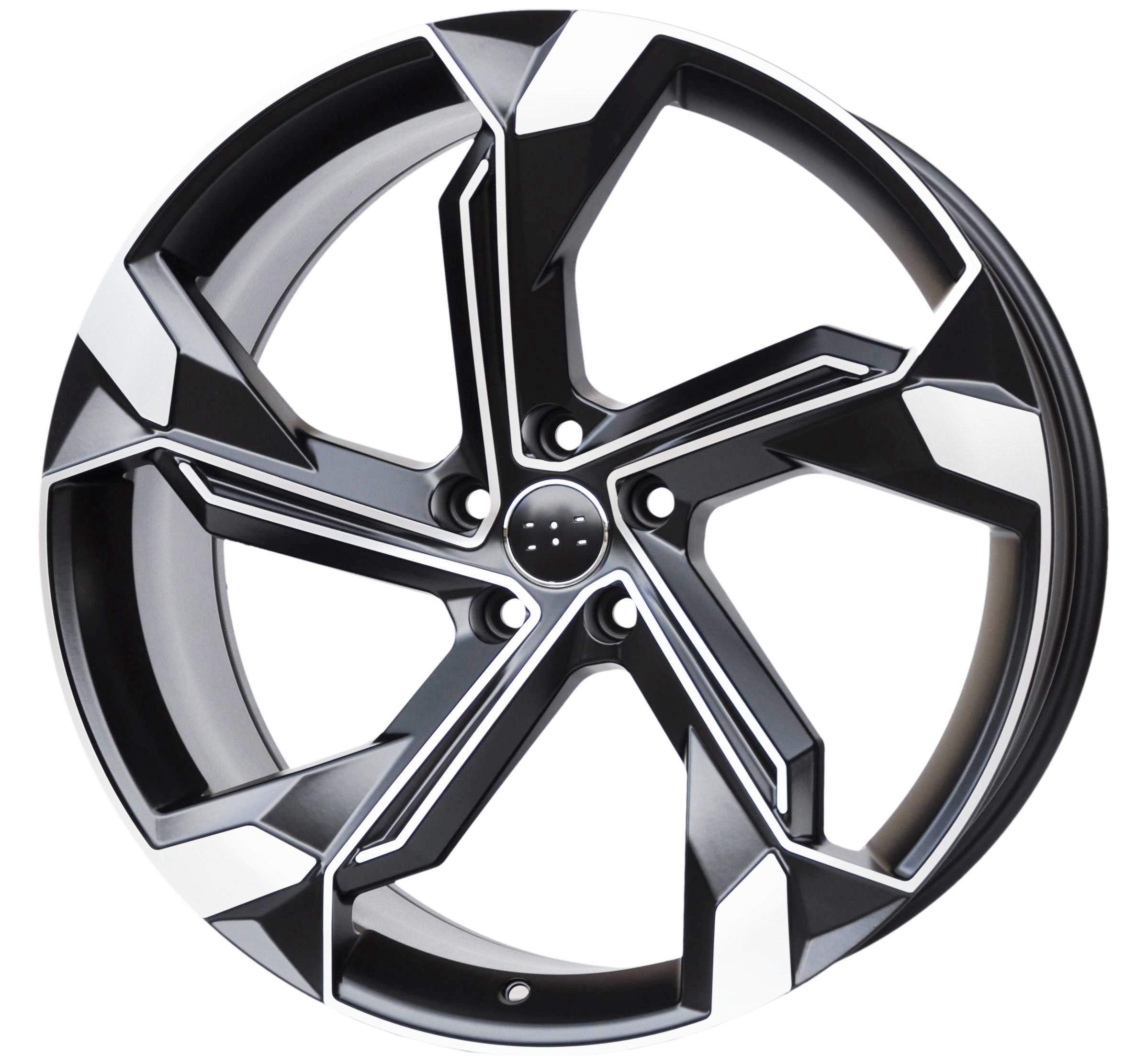 PDW 5633/1201 Alufælge 22" 5x112 ET21 – Poleret/sort (sæt á 4)
