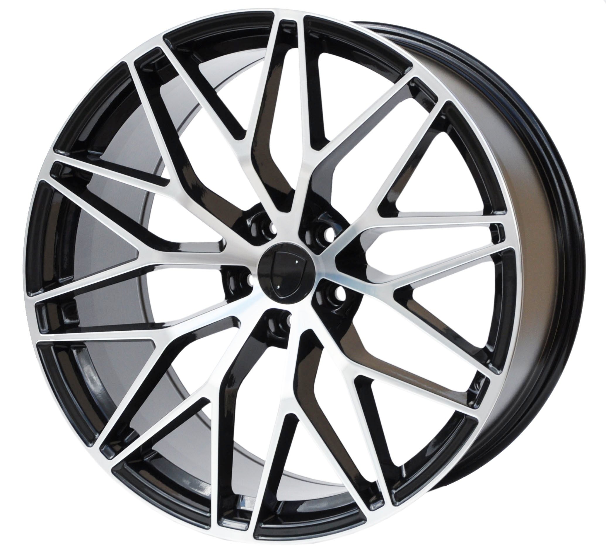 PDW 3S1067 Alufælge 20" 5x130 ET50 – Poleret/sort (sæt á 4)