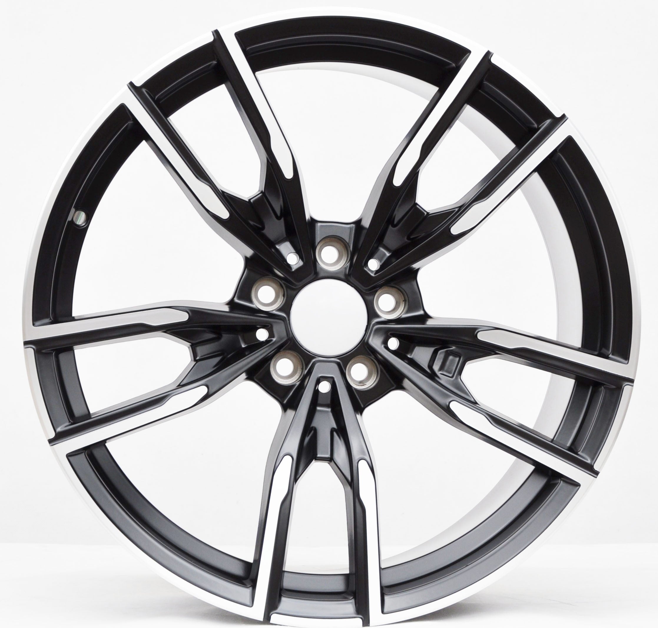 PDW I5478 Alufælge 18" 5x112 ET27 – Poleret/sort mat (sæt á 4)