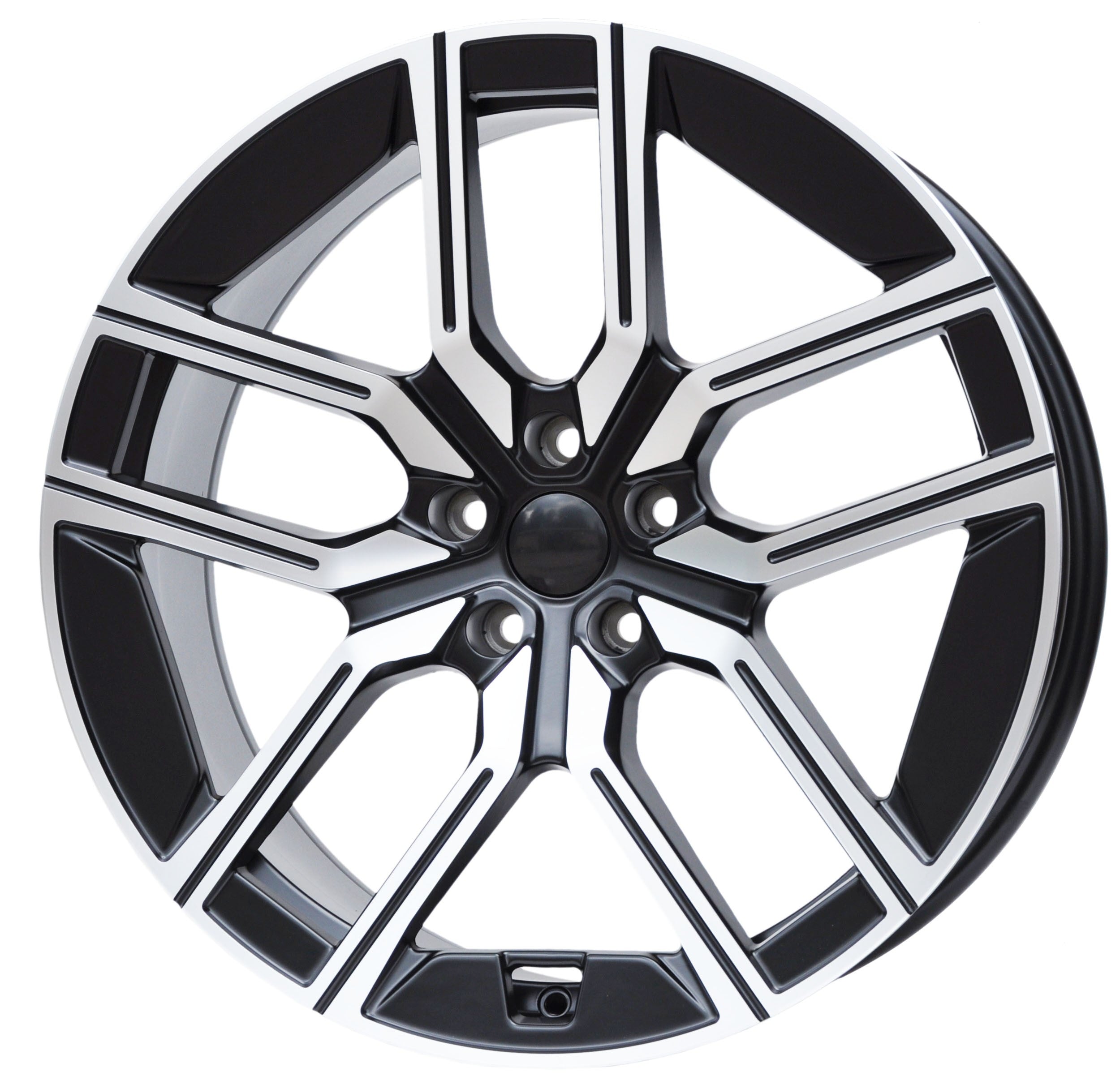 PDW 5619 Alufælge 20" 5x112 ET25 – Poleret/sort mat (sæt á 4)