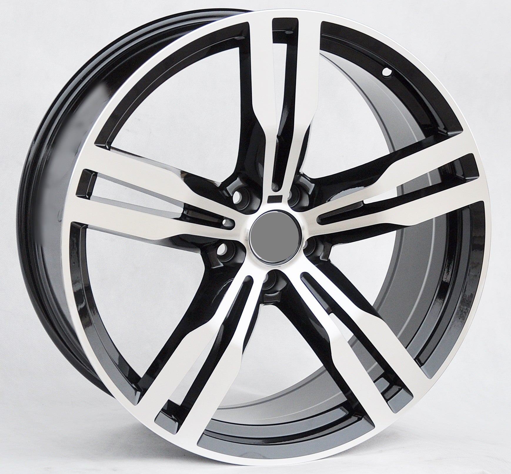 PDW 5327 Alufælge 19" 5x120 ET25 – Poleret/sort (sæt á 4)