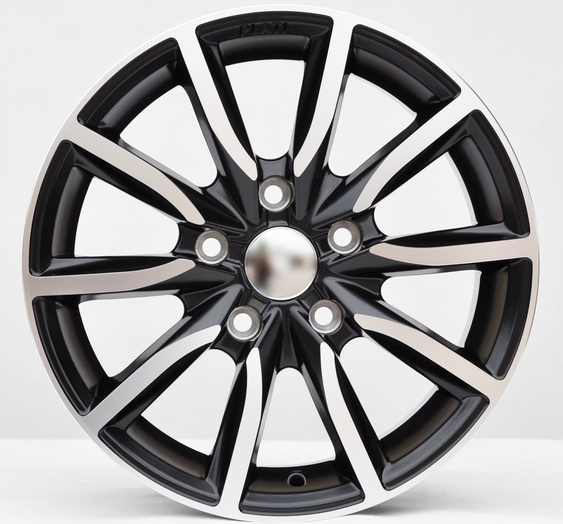 PDW 263 Alufælge 15" 5x114.3 ET40 – Poleret/sort półmat (sæt á 4)