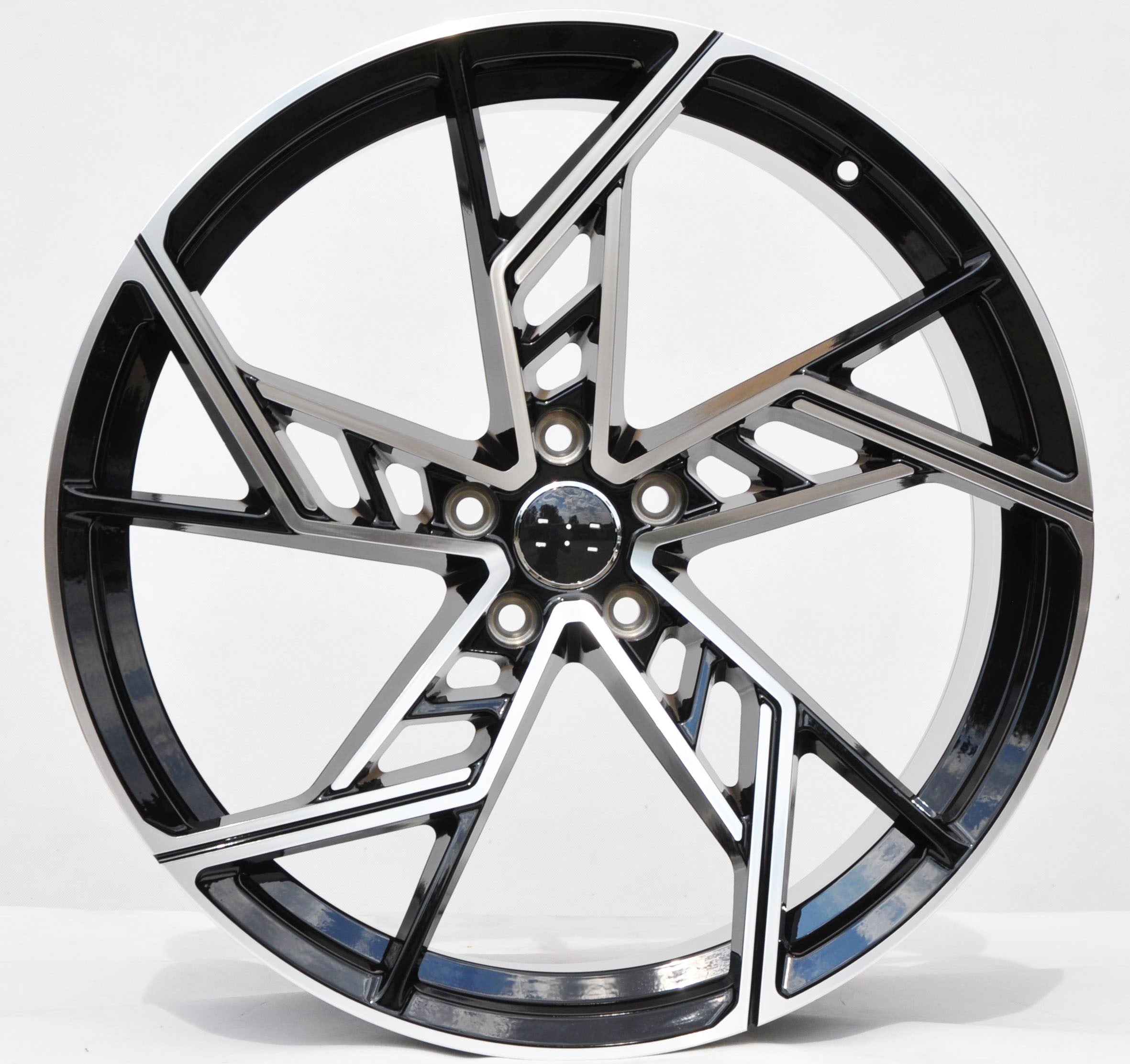 PDW 5611 Alufælge 21" 5x112 ET32 – Poleret/sort (sæt á 4)
