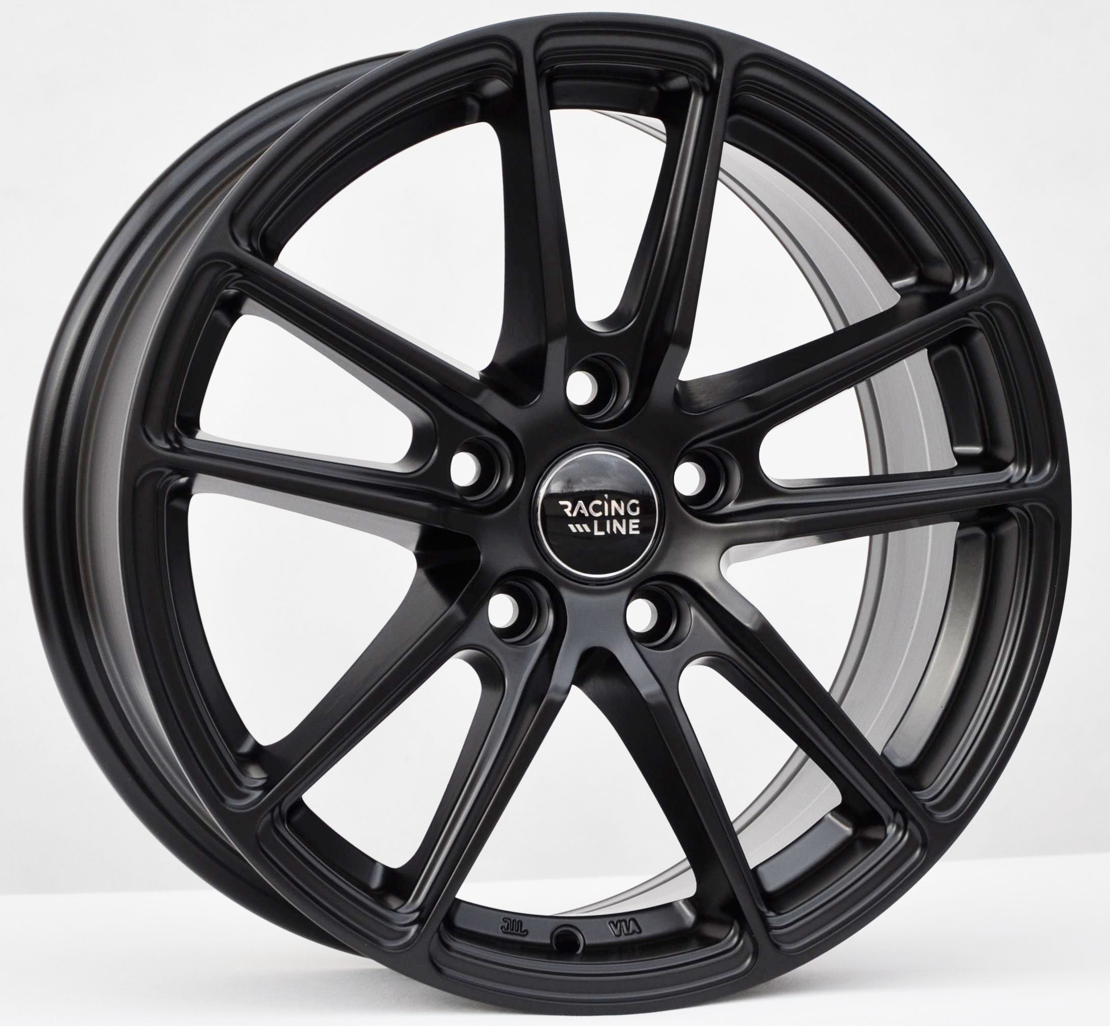 PDW 1155 Alufælge 16" 5x100 ET40 – Sort (sæt á 4)