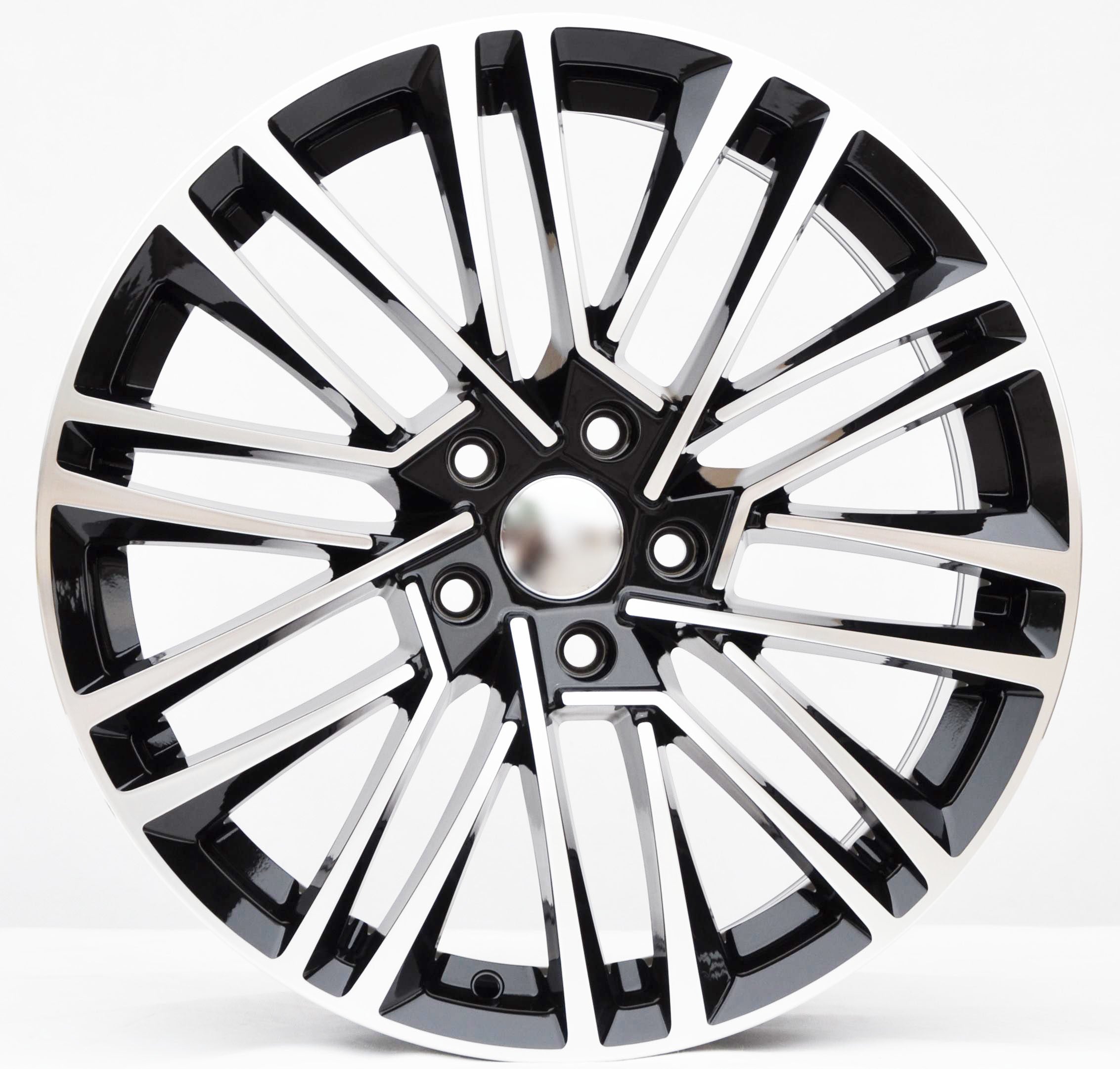 PDW 1191 Alufælge 18" 5x112 ET48 – Poleret/sort (sæt á 4)