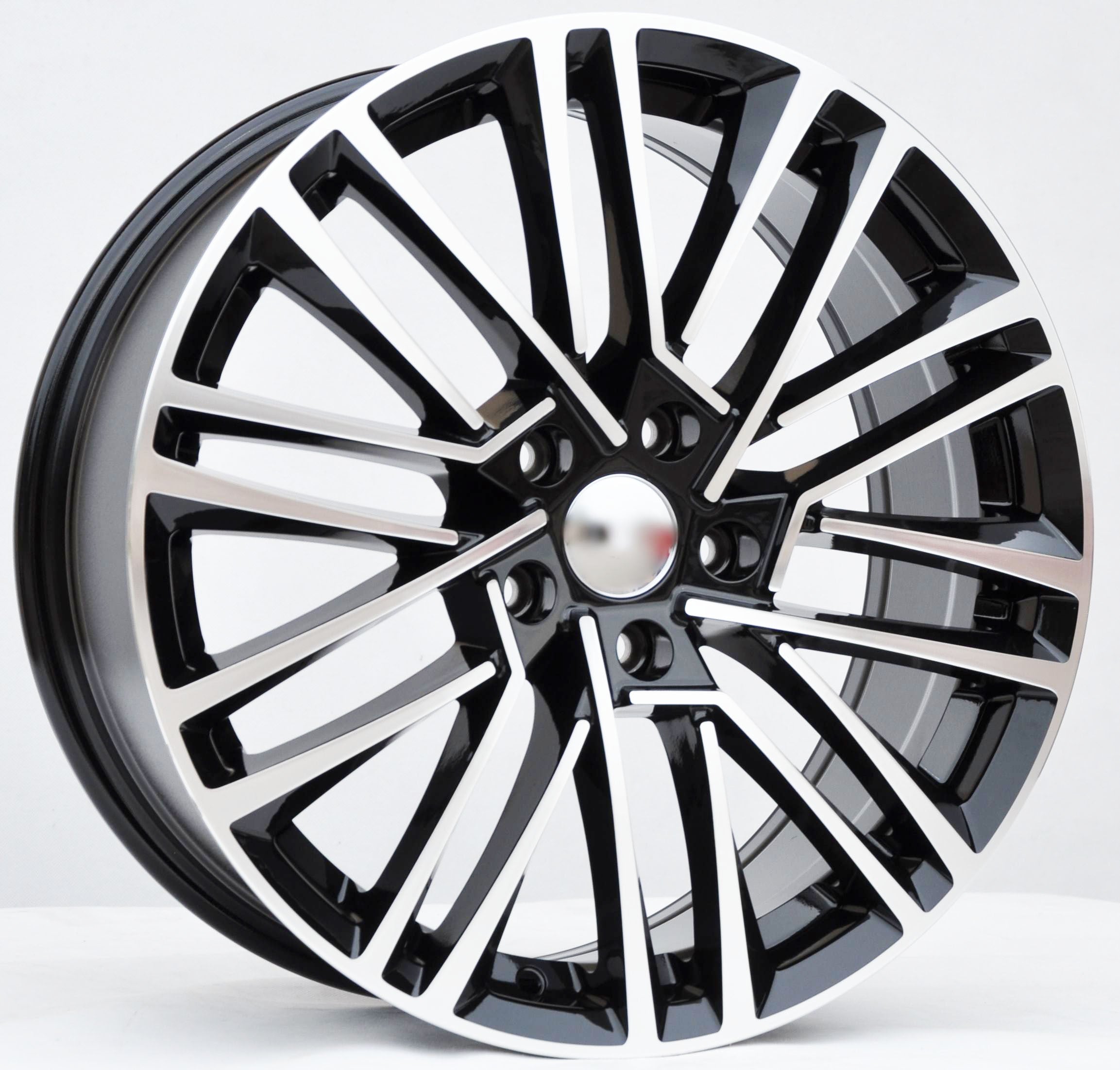 PDW 1191 Alufælge 18" 5x112 ET48 – Poleret/sort (sæt á 4)