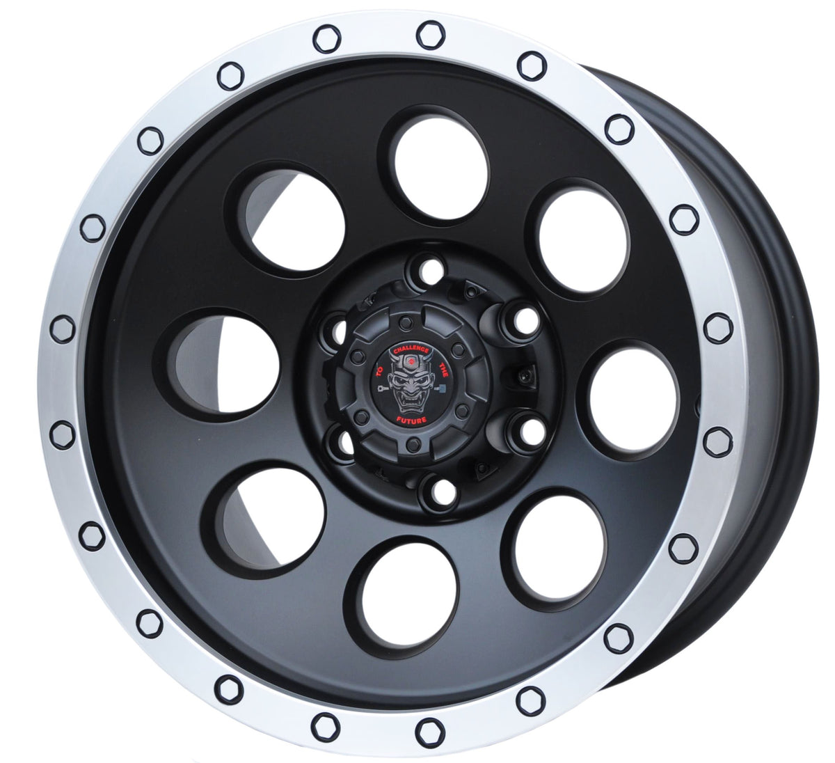 Toro Corsa JT119 Alufælge 16" 9J 6x139.7 ET0 – Poleret/sort (sæt á 4)