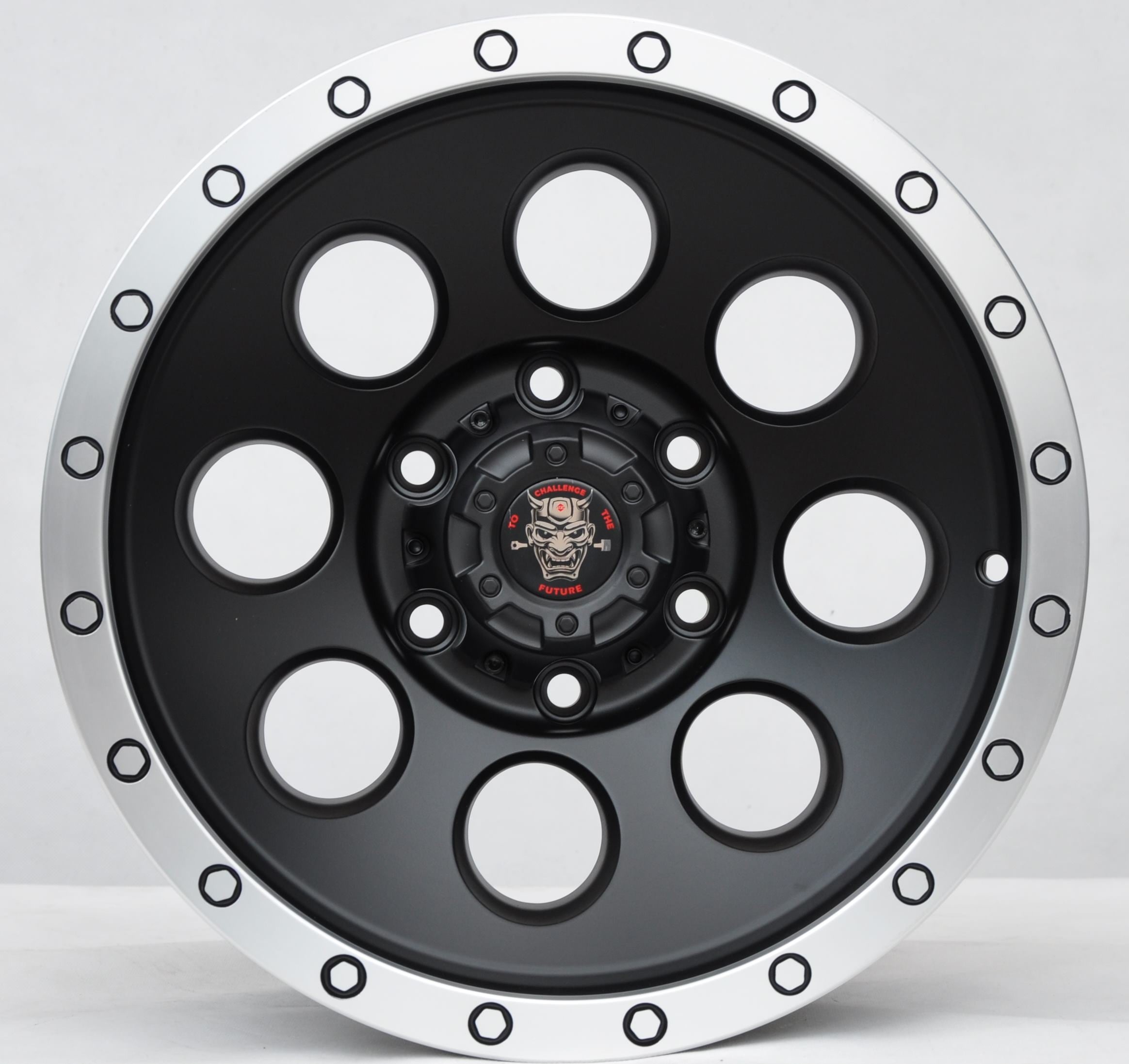 Toro Corsa jt119 Alufælge 16" 6x139.7 ET0 – Poleret/sort (sæt á 4)