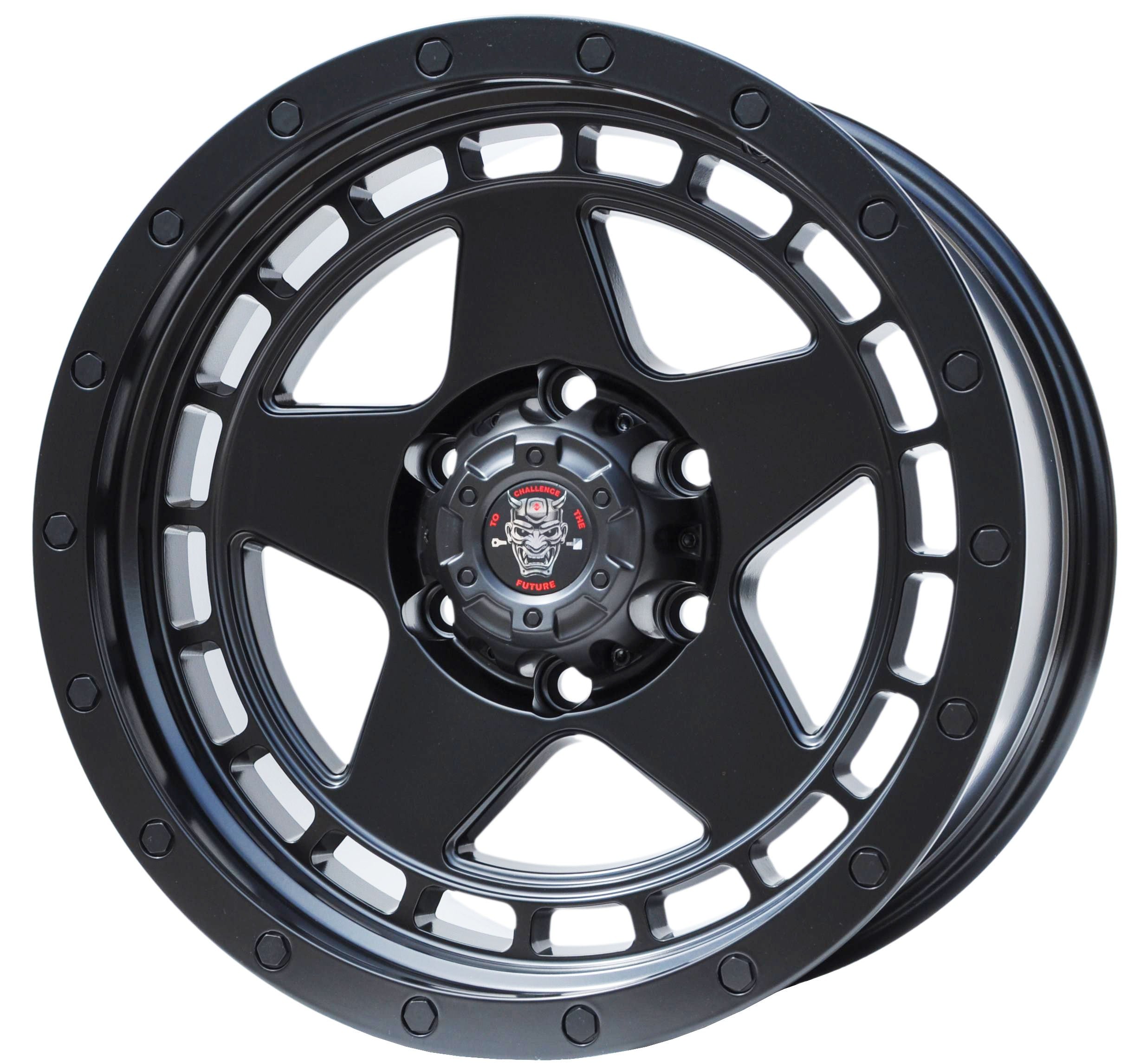 PDW JT095 Alufælge 17" 6x139.7 ET12 – Sort (sæt á 4)
