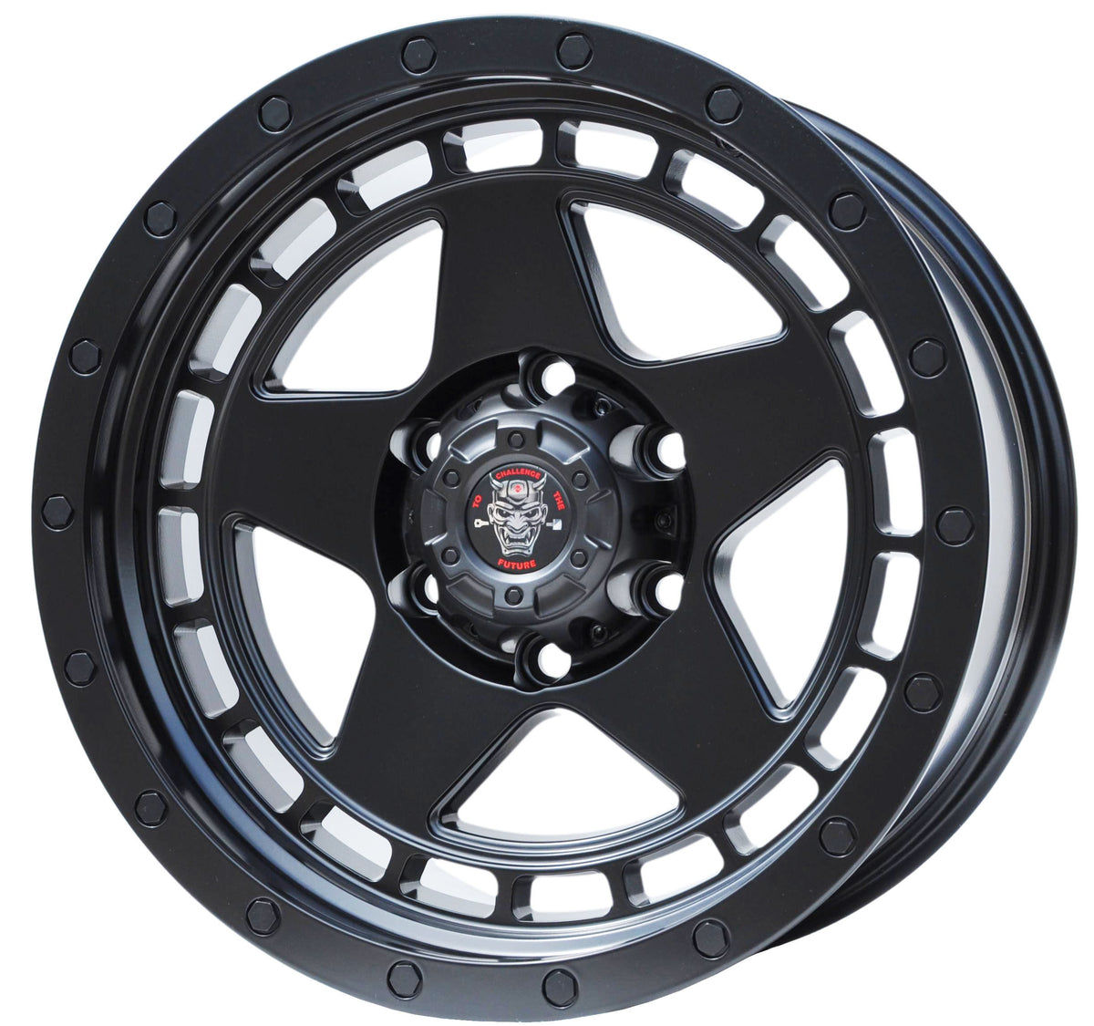 PDW JT095 Alufælge 17" 8,5J 6x139.7 ET12 – Sort (sæt á 4)