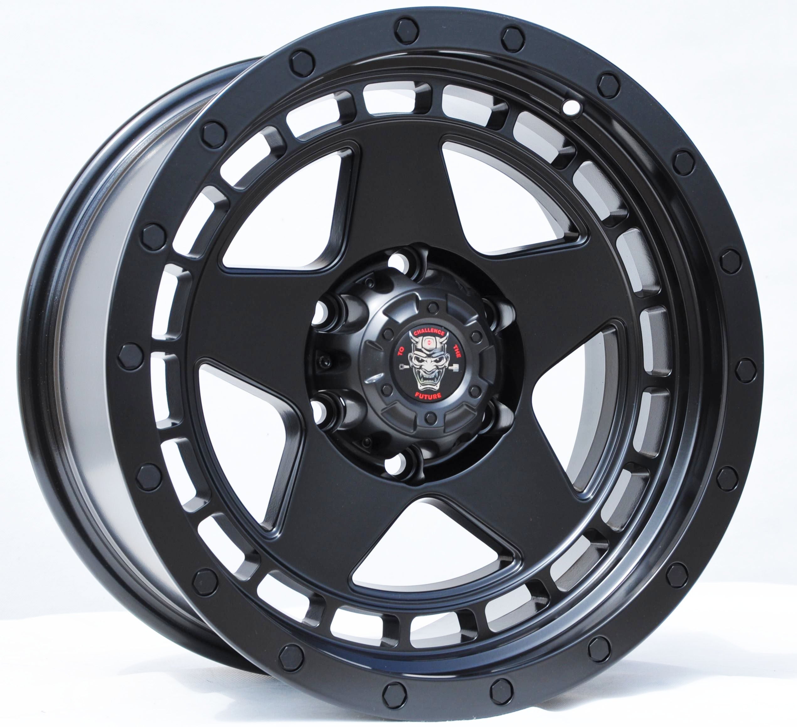 PDW JT095 Alufælge 17" 6x139.7 ET12 – Sort (sæt á 4)