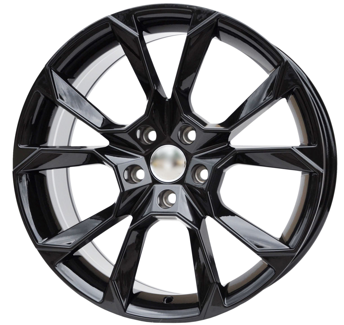 PDW SK516/5474 Alufælge 18" 8J 5x112 ET42 – Blank sort perleeffekt (sæt á 4)