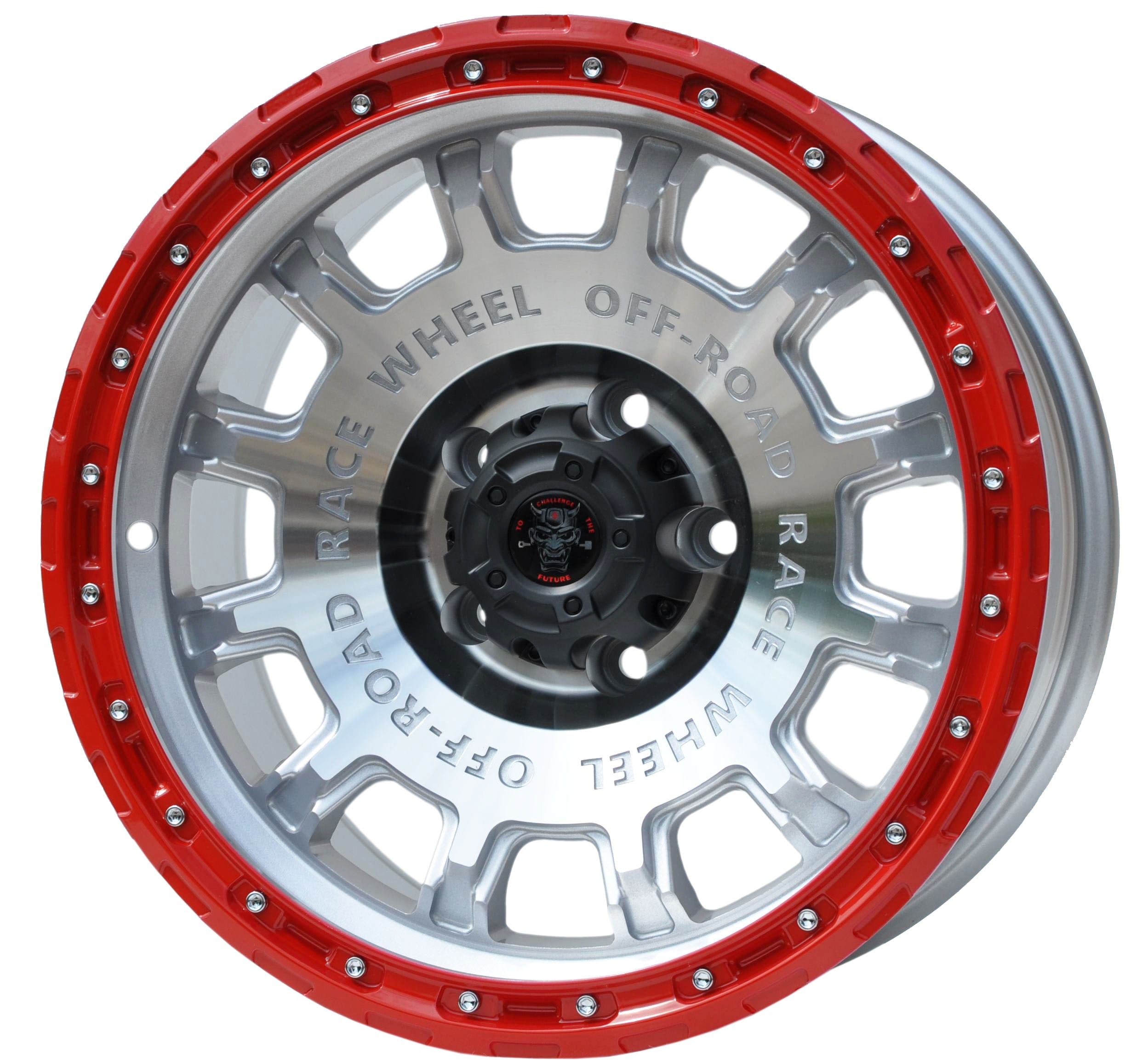 PDW FBX034 Alufælge 17" 6x139.7 ET0 – Poleret/sølv (sæt á 4)