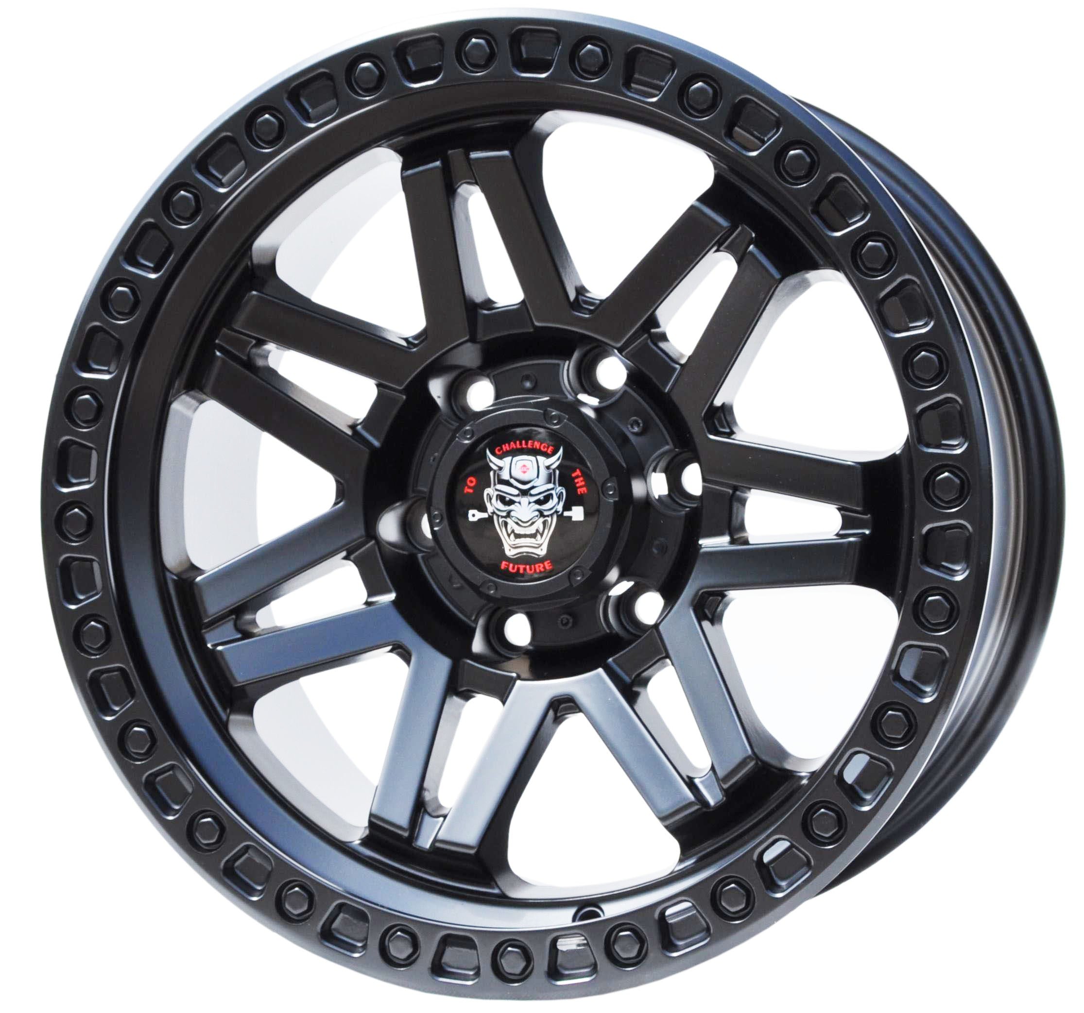 Toro Corsa fbx053 Alufælge 17" 6x139.7 ET0 – Sort (sæt á 4)