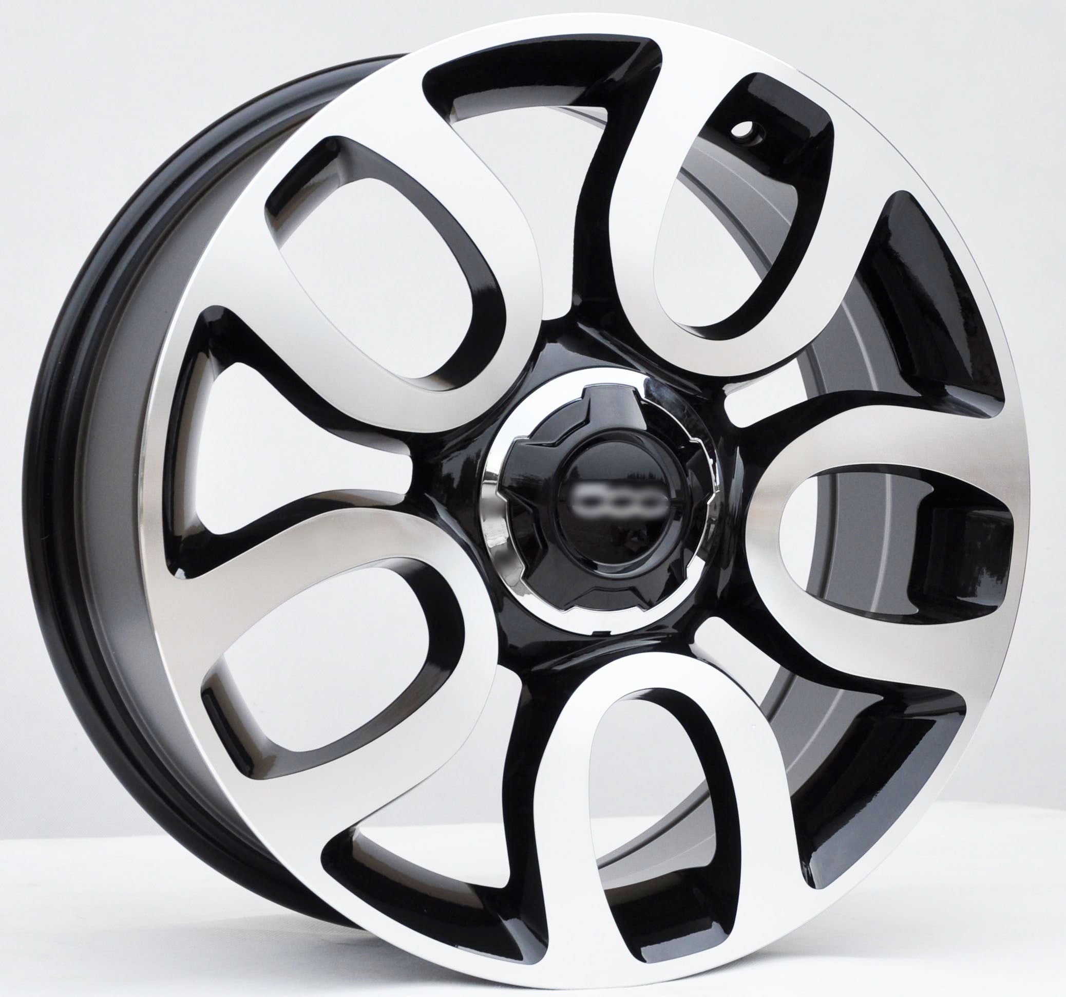 PDW 1291 Alufælge 17" 5x98 ET41 – Poleret/sort (sæt á 4)