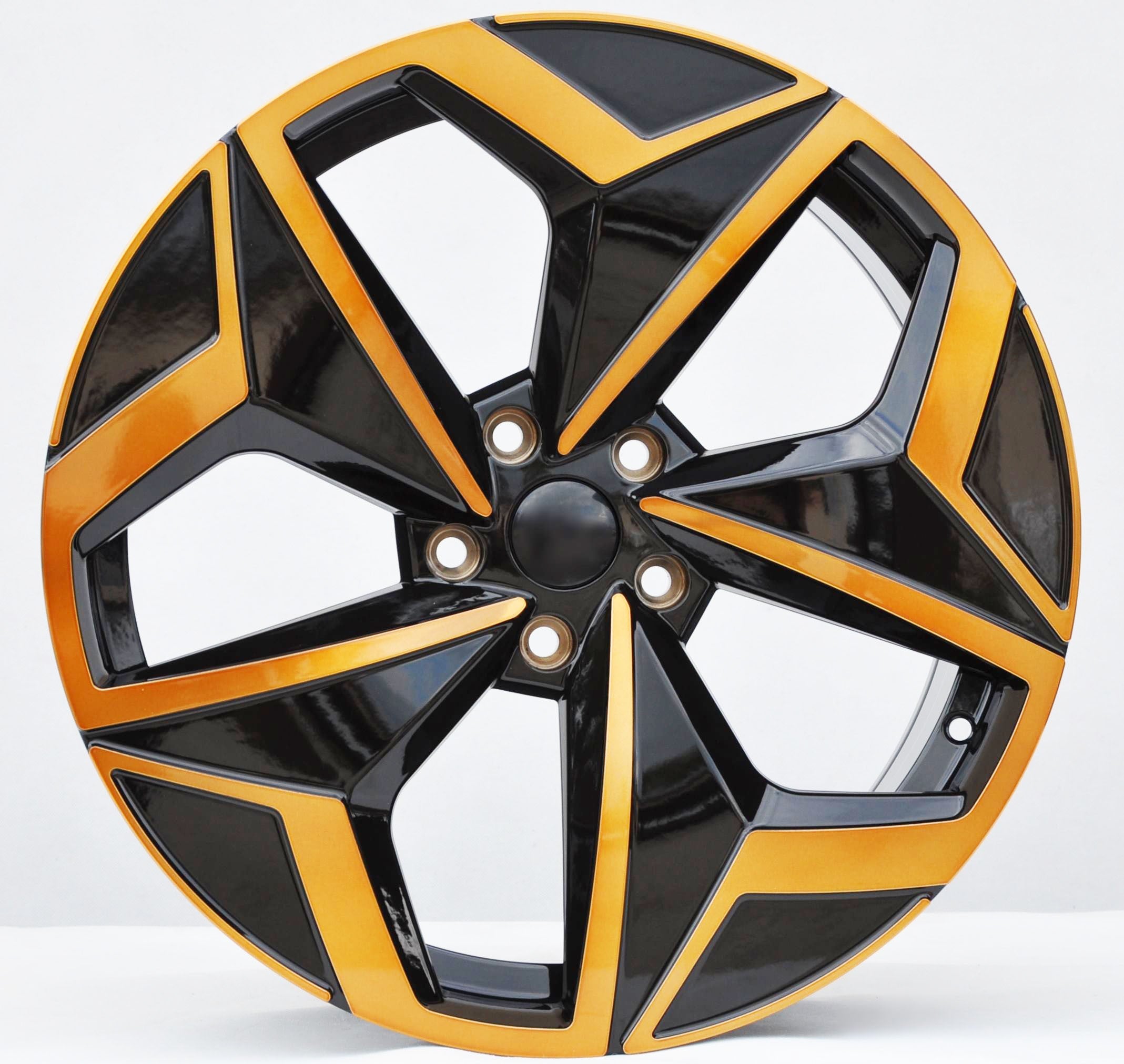 PDW 5649 Alufælge 19" 5x112 ET50 – Poleret/sort (sæt á 4)