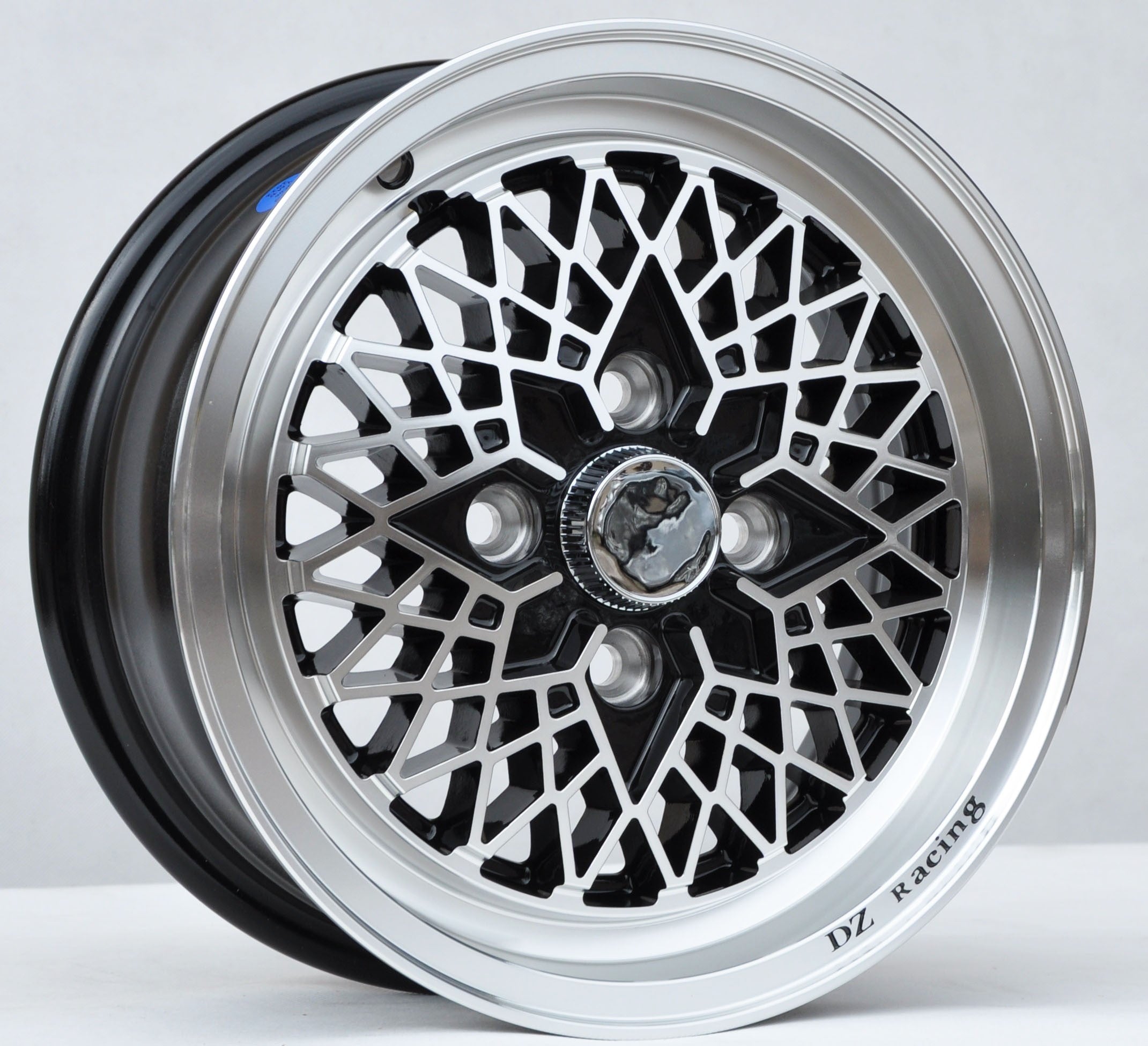 PDW 1352 Alufælge 13" 4x100 ET30 – Poleret/sort (sæt á 4)