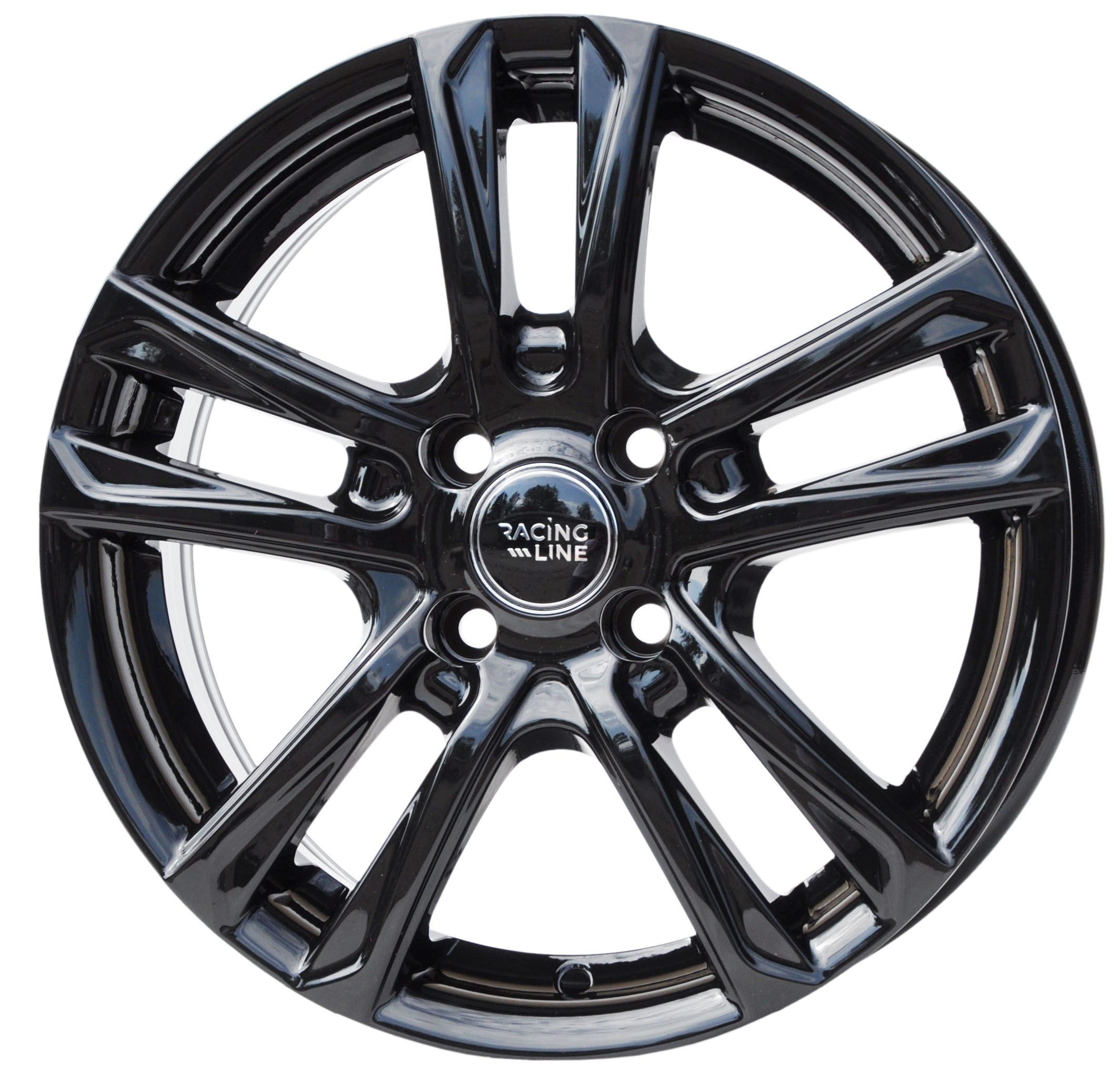 PDW 798 Alufælge 15" 4x108 ET45 – Black perl (sæt á 4)