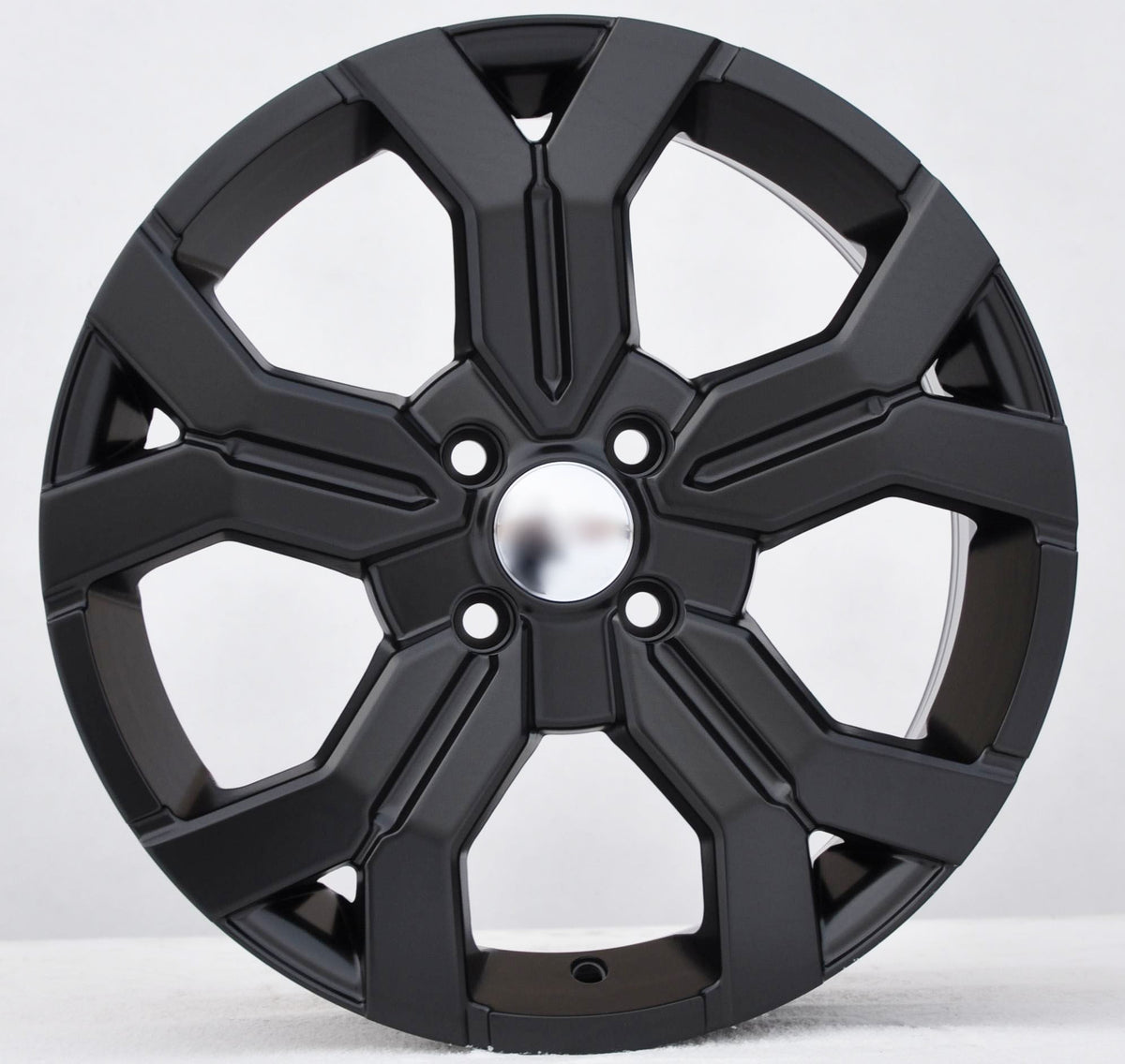 PDW 1110 Alufælge 16" 6,5J 4x100 ET40 – Sort halvmat (sæt á 4)