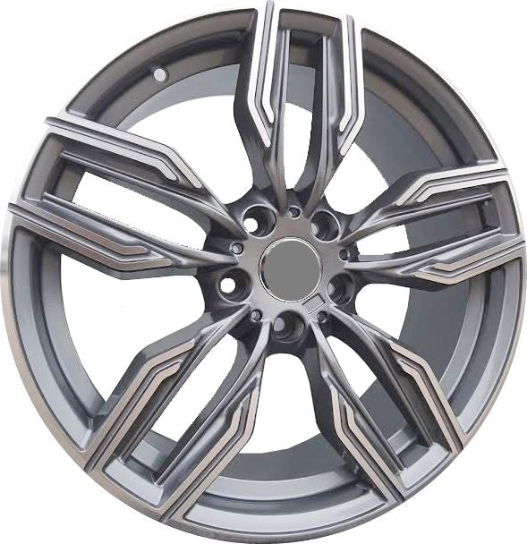 PDW 5181 Alufælge 20" 5x112 ET25 – Poleret/grafit (sæt á 4)