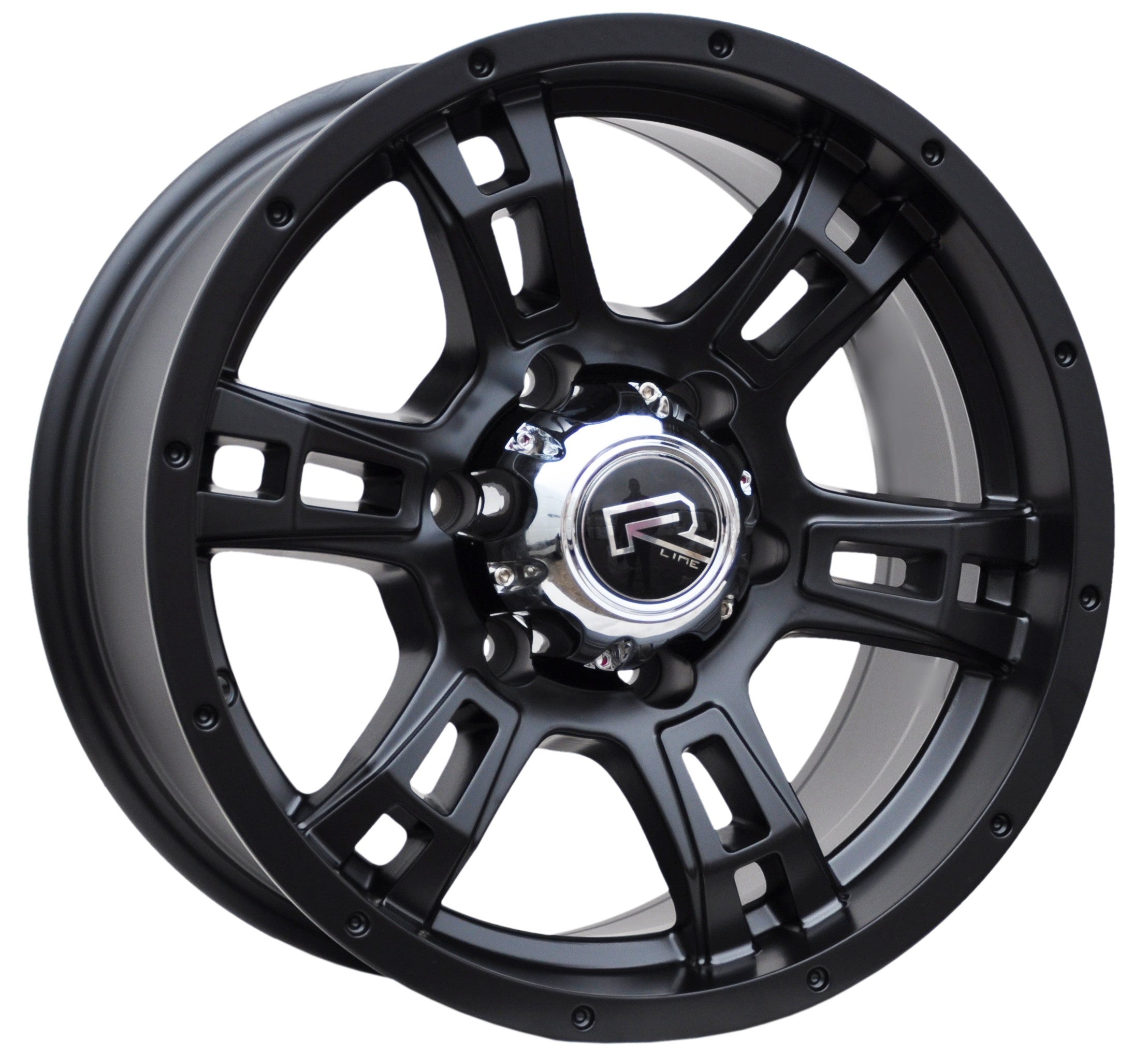 PDW 5317 Alufælge 16" 6x139.7 ET0 – Sort (sæt á 4)