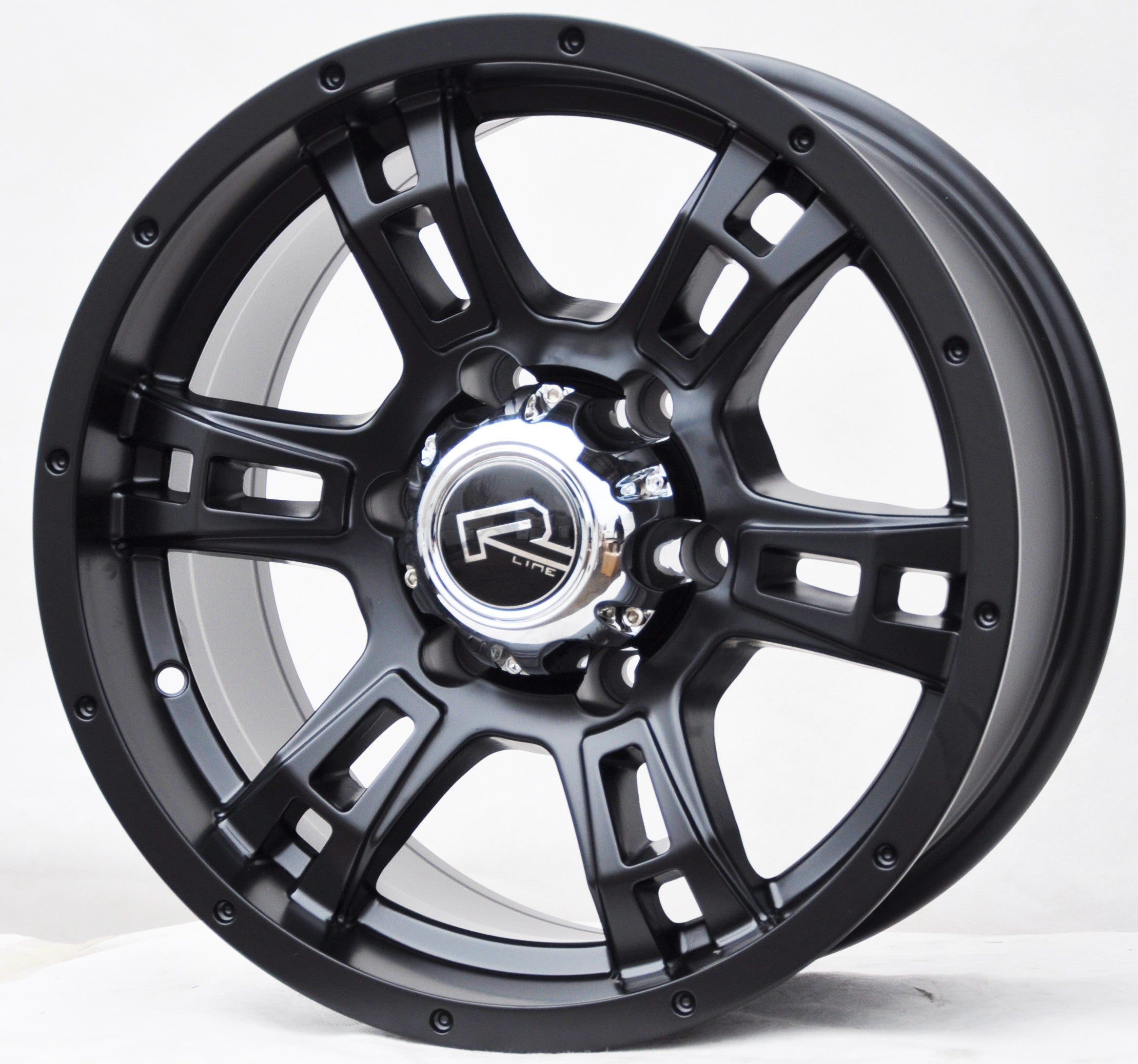 PDW 5317 Alufælge 16" 6x139.7 ET0 – Sort (sæt á 4)