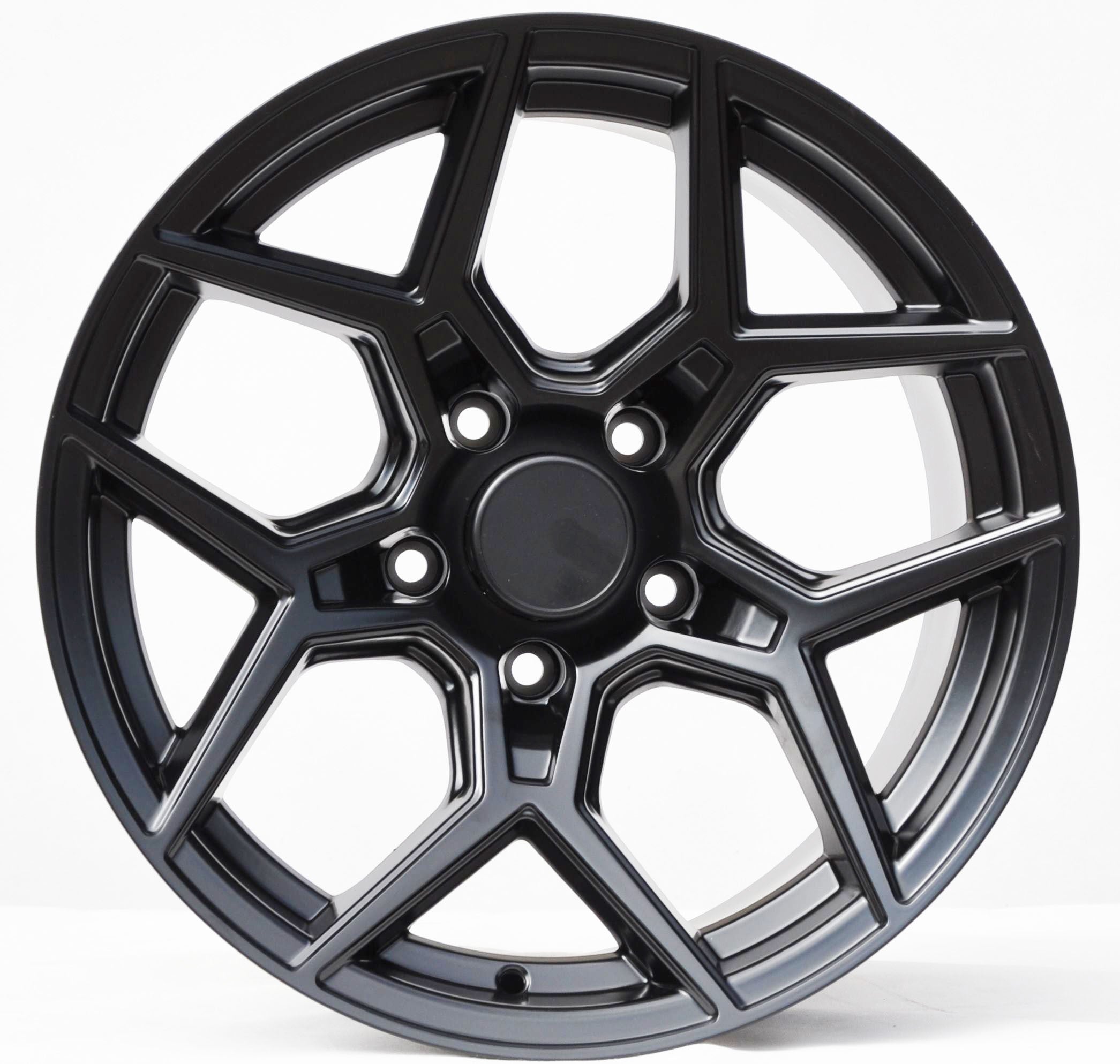 PDW 1446 Alufælge 17" 5x127 ET0 – Sort (sæt á 4)
