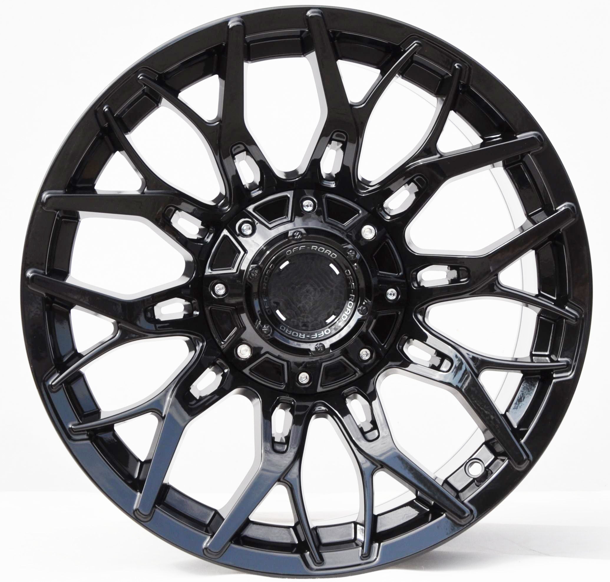 Toro Corsa 1848 Alufælge 18" 6x139.7 ET15 – Sort (sæt á 4)
