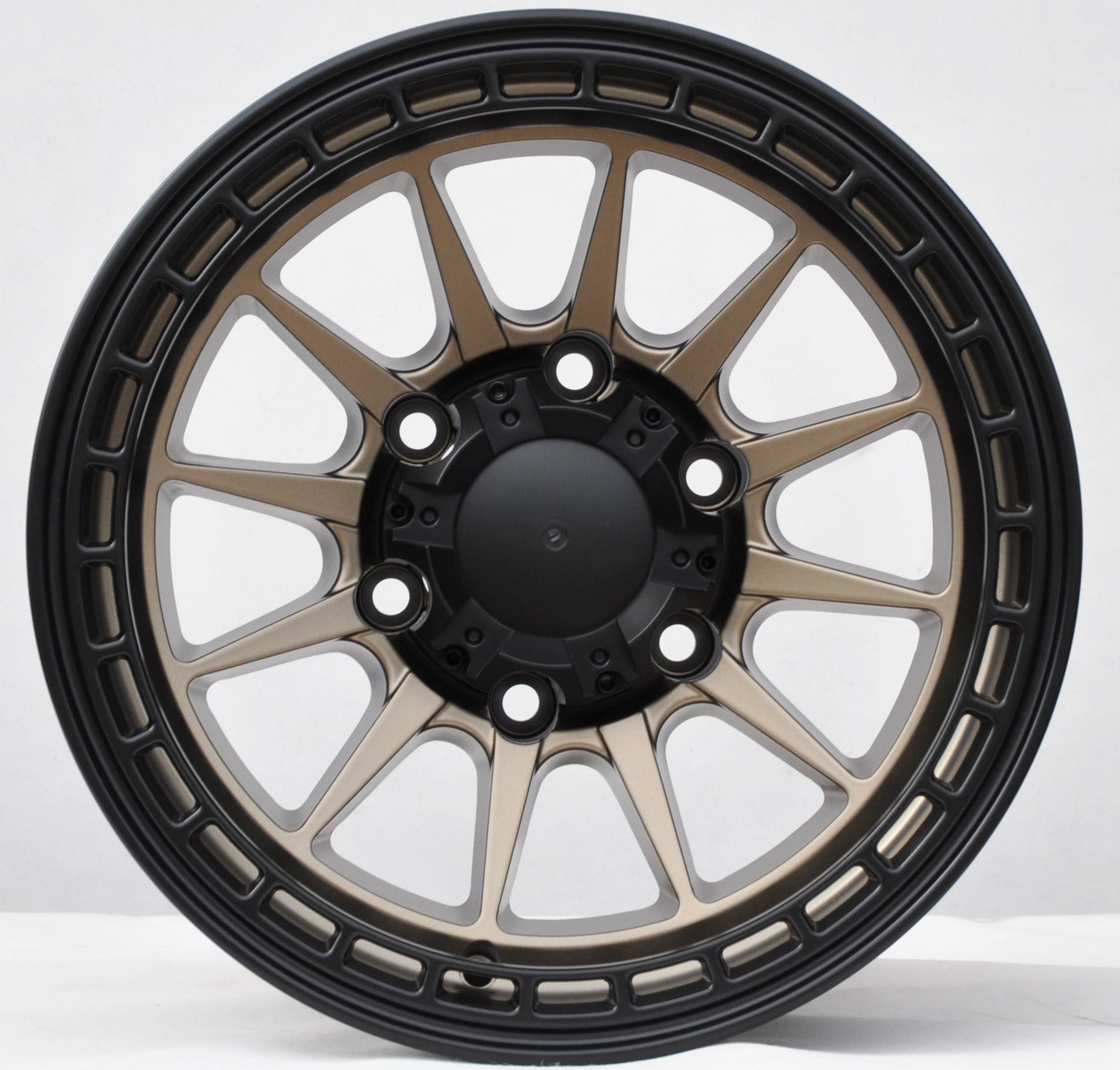 PDW 1916 Alufælge 15" 6x139.7 ET-10 – BRONZE MATT (sæt á 4)