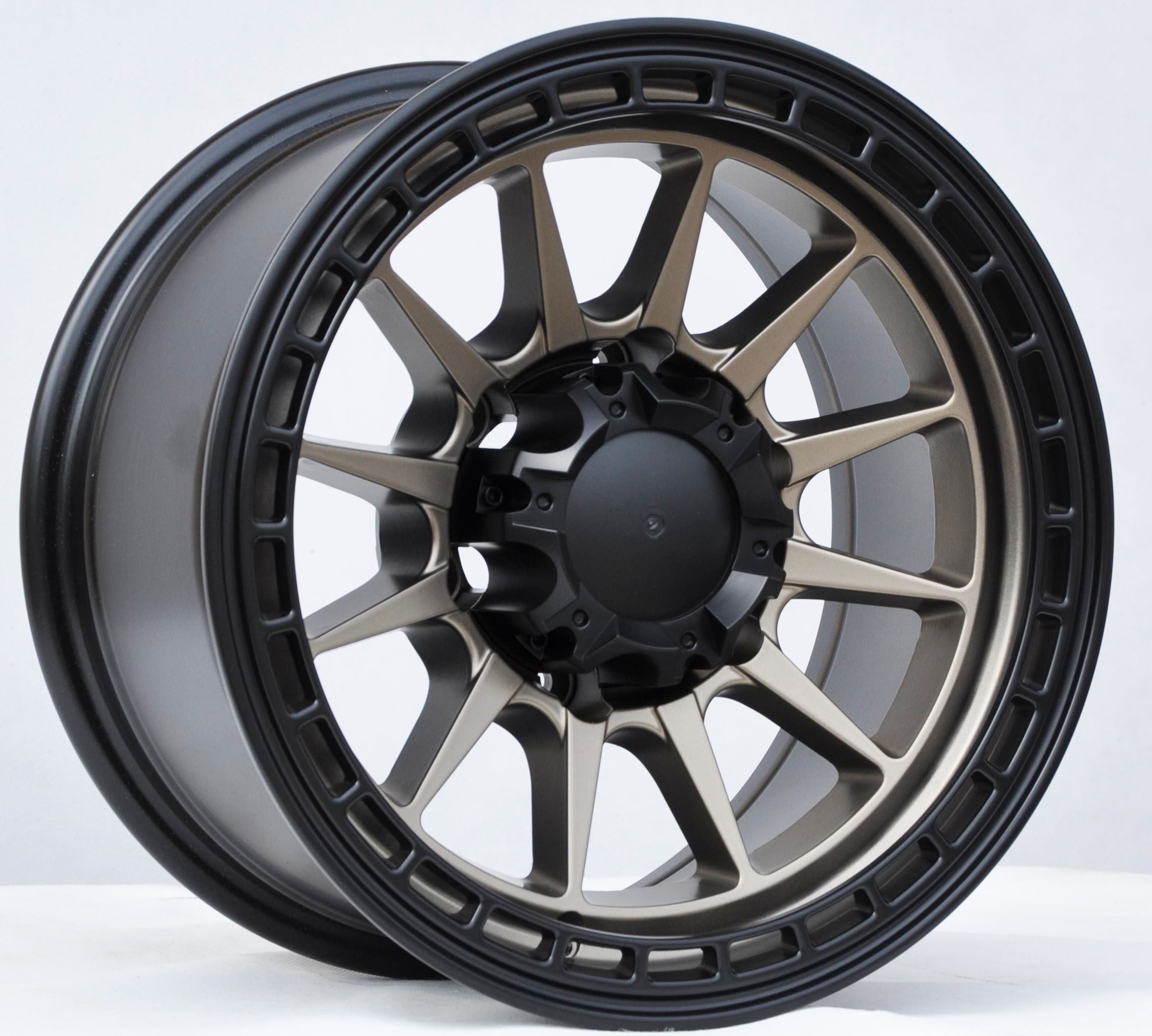 PDW 1916 Alufælge 15" 6x139.7 ET-10 – BRONZE MATT (sæt á 4)