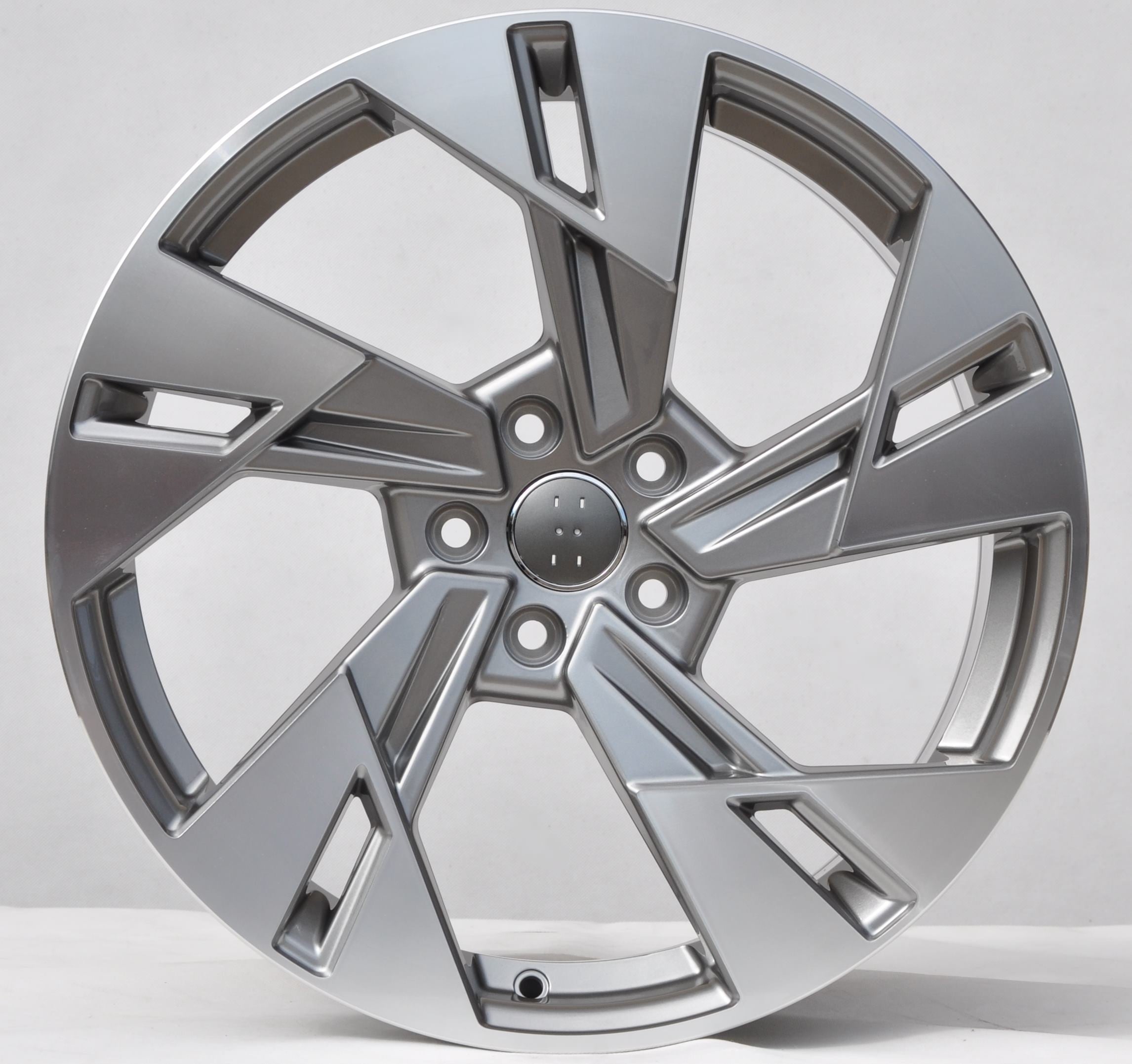 PDW 5640 Alufælge 19" 5x112 ET45 – Poleret/grafit (sæt á 4)