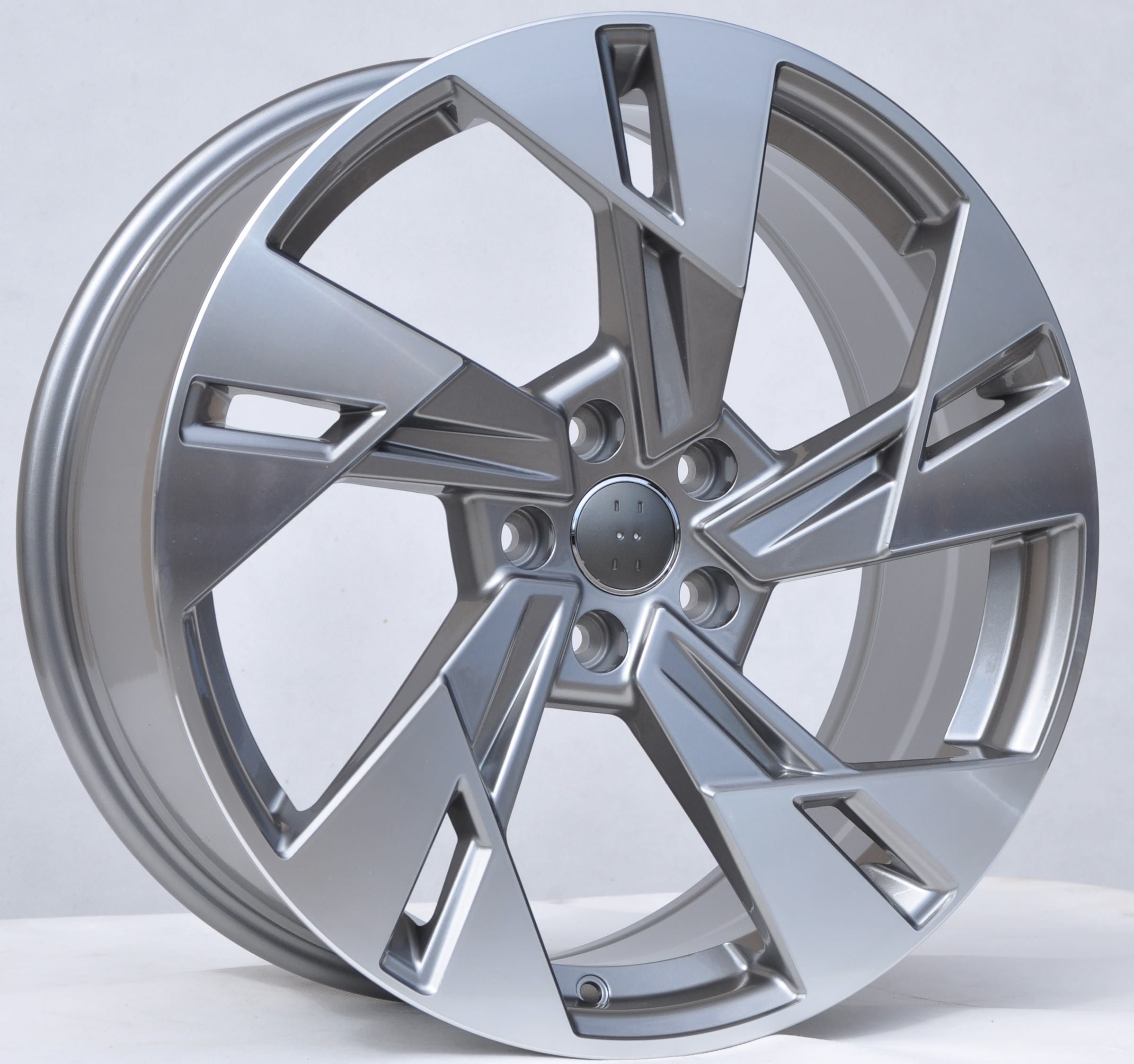 PDW 5640 Alufælge 19" 5x112 ET45 – Poleret/grafit (sæt á 4)