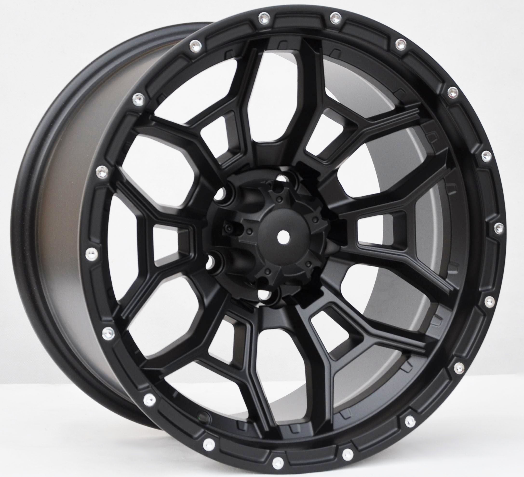 PDW 1915 Alufælge 17" 5x127 ET-6 – Sort (sæt á 4)