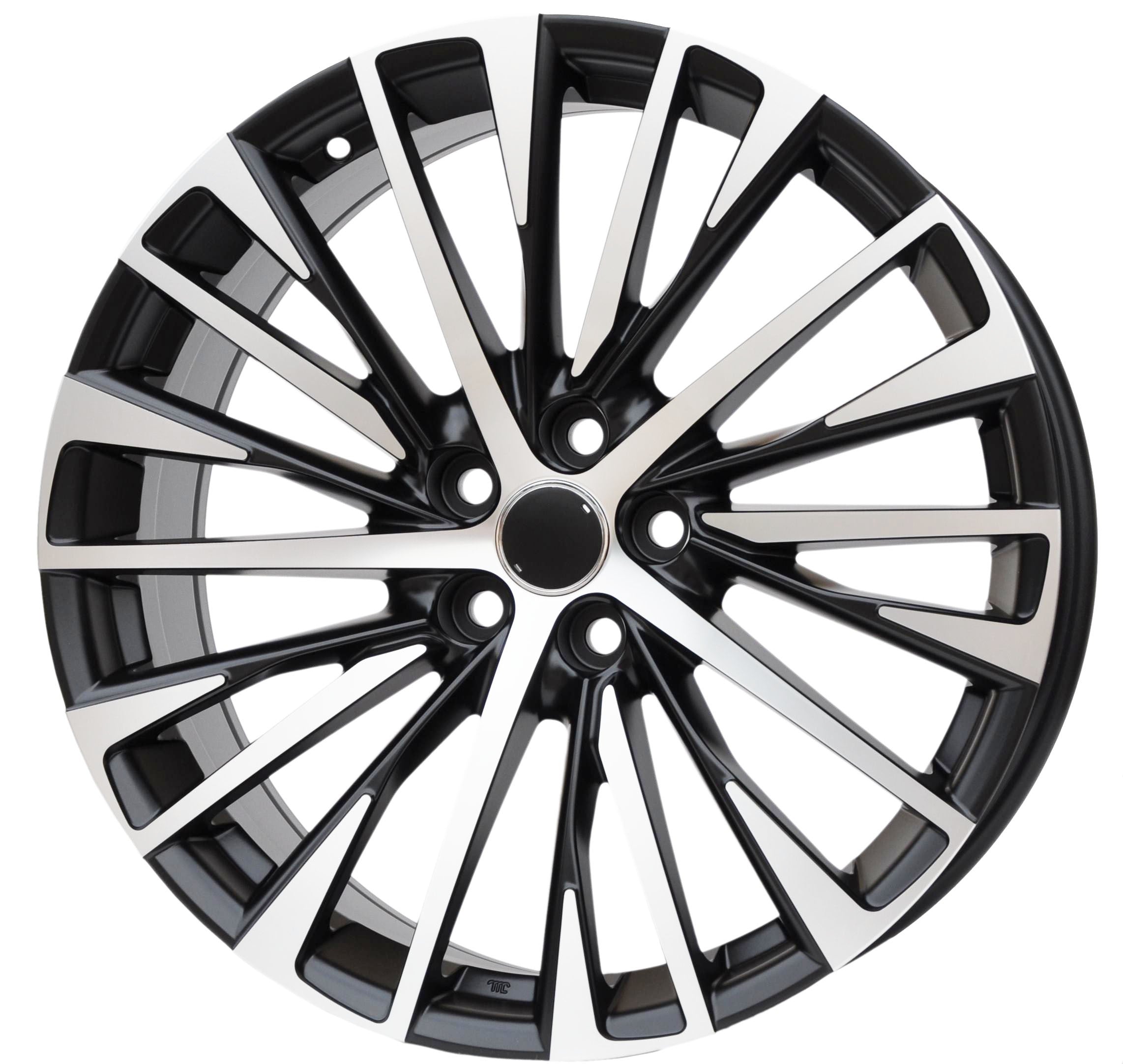 PDW 1118 Alufælge 21" 5x114.3 ET30 – Poleret/sort (sæt á 4)
