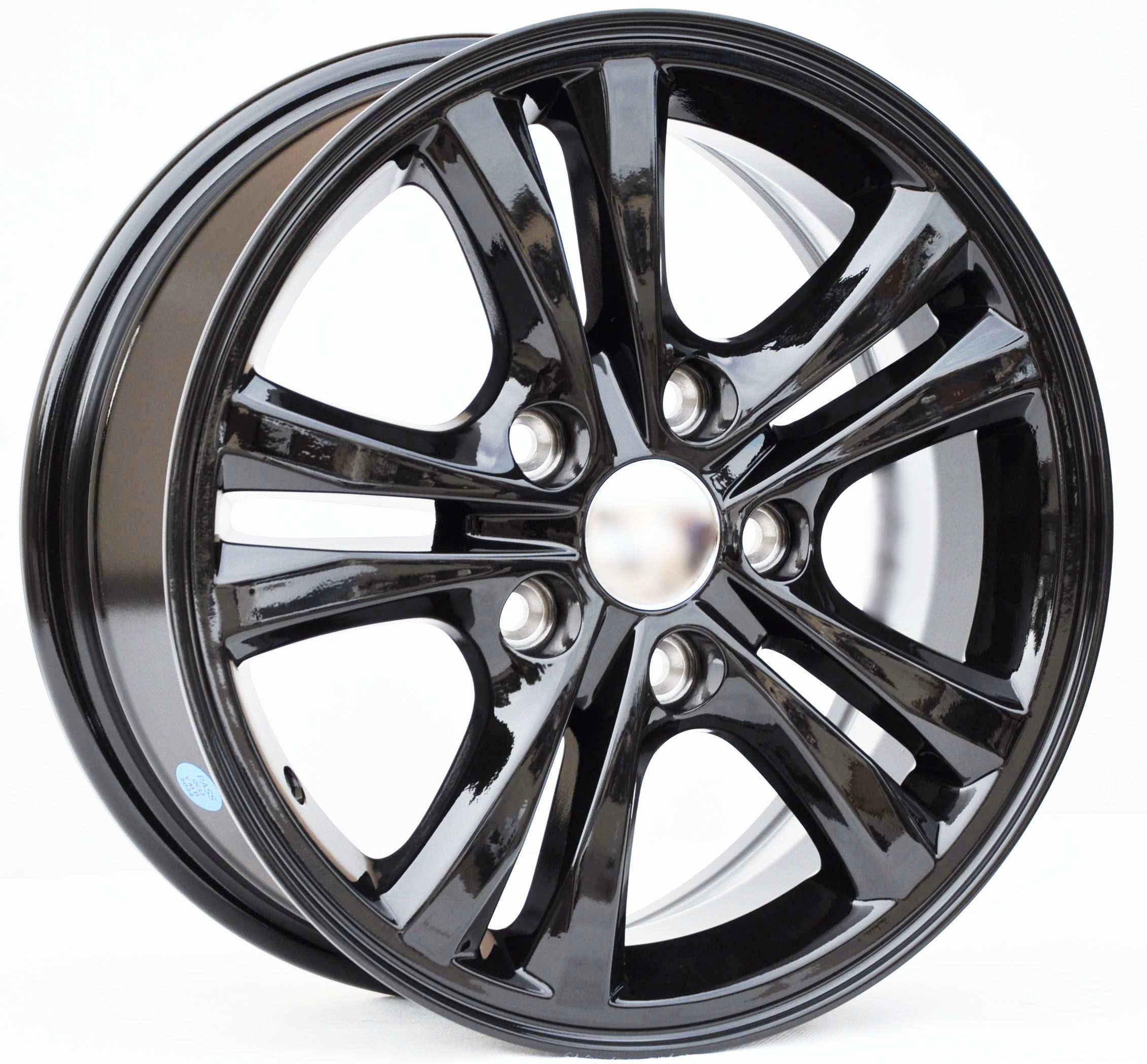 PDW 1061 Alufælge 15" 5x114.3 ET42 – Sort (sæt á 4)