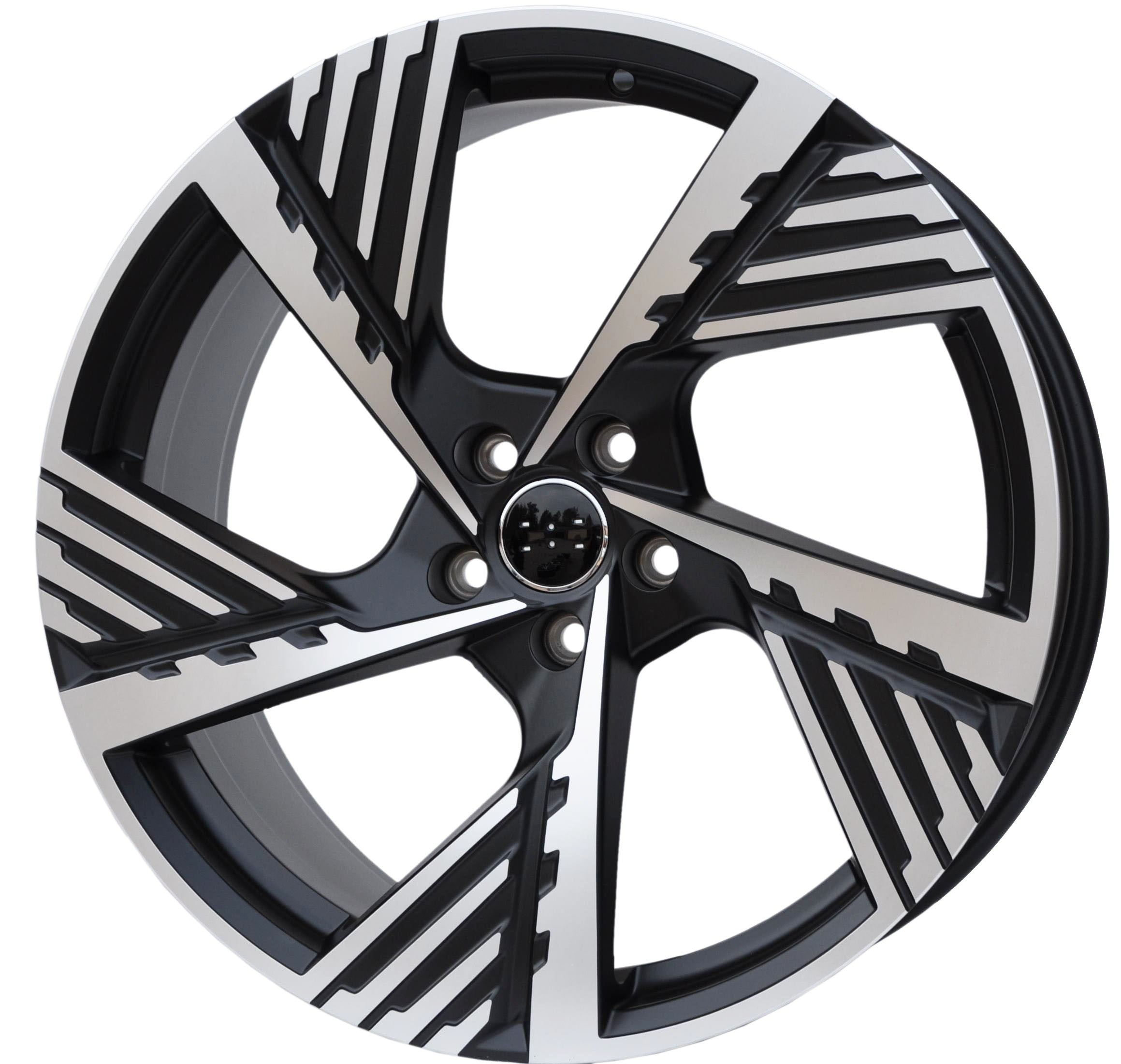 PDW 5639 Alufælge 19" 5x112 ET45 – Poleret/sort półmat (sæt á 4)