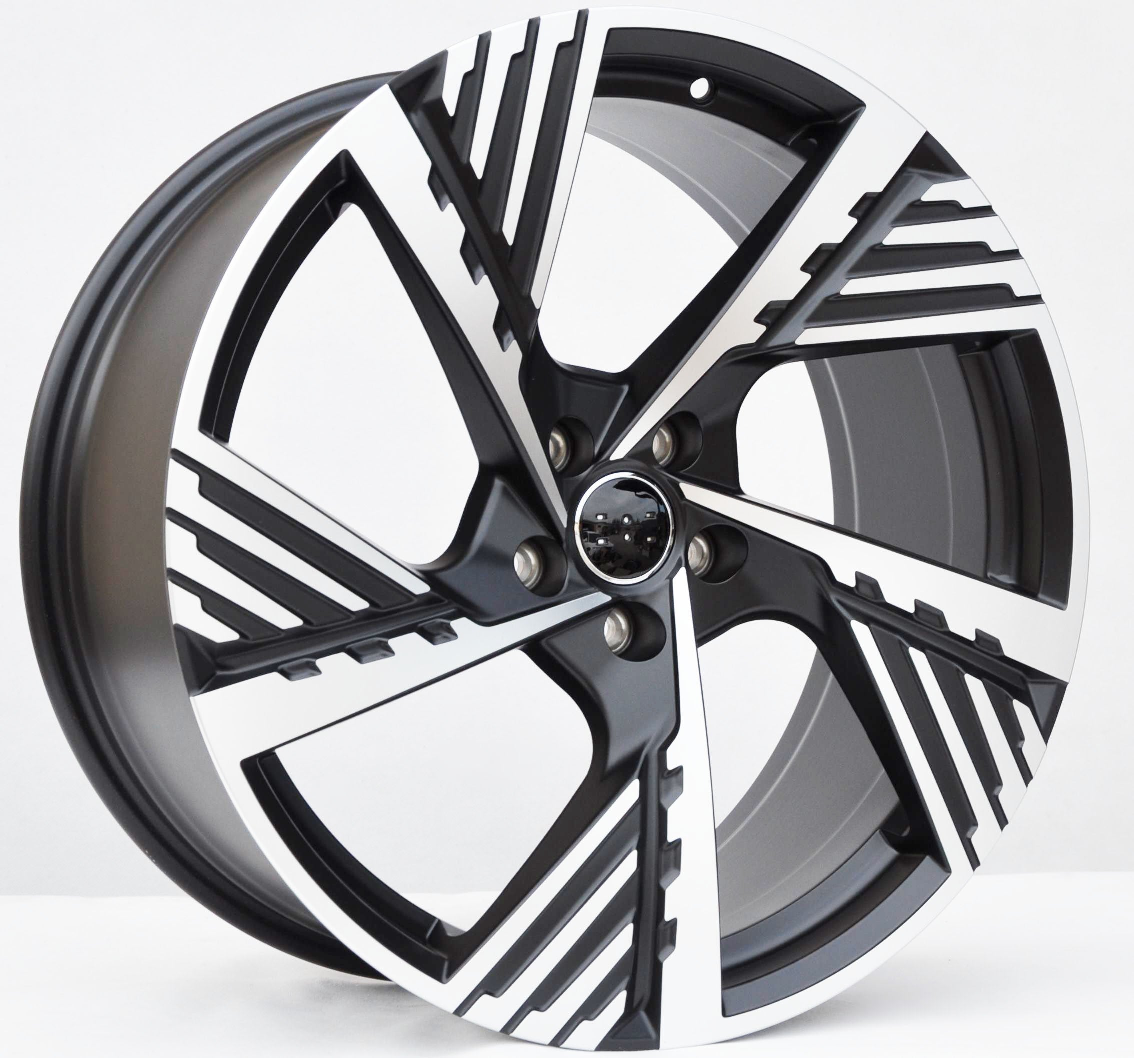 PDW 5639 Alufælge 19" 5x112 ET45 – Poleret/sort półmat (sæt á 4)