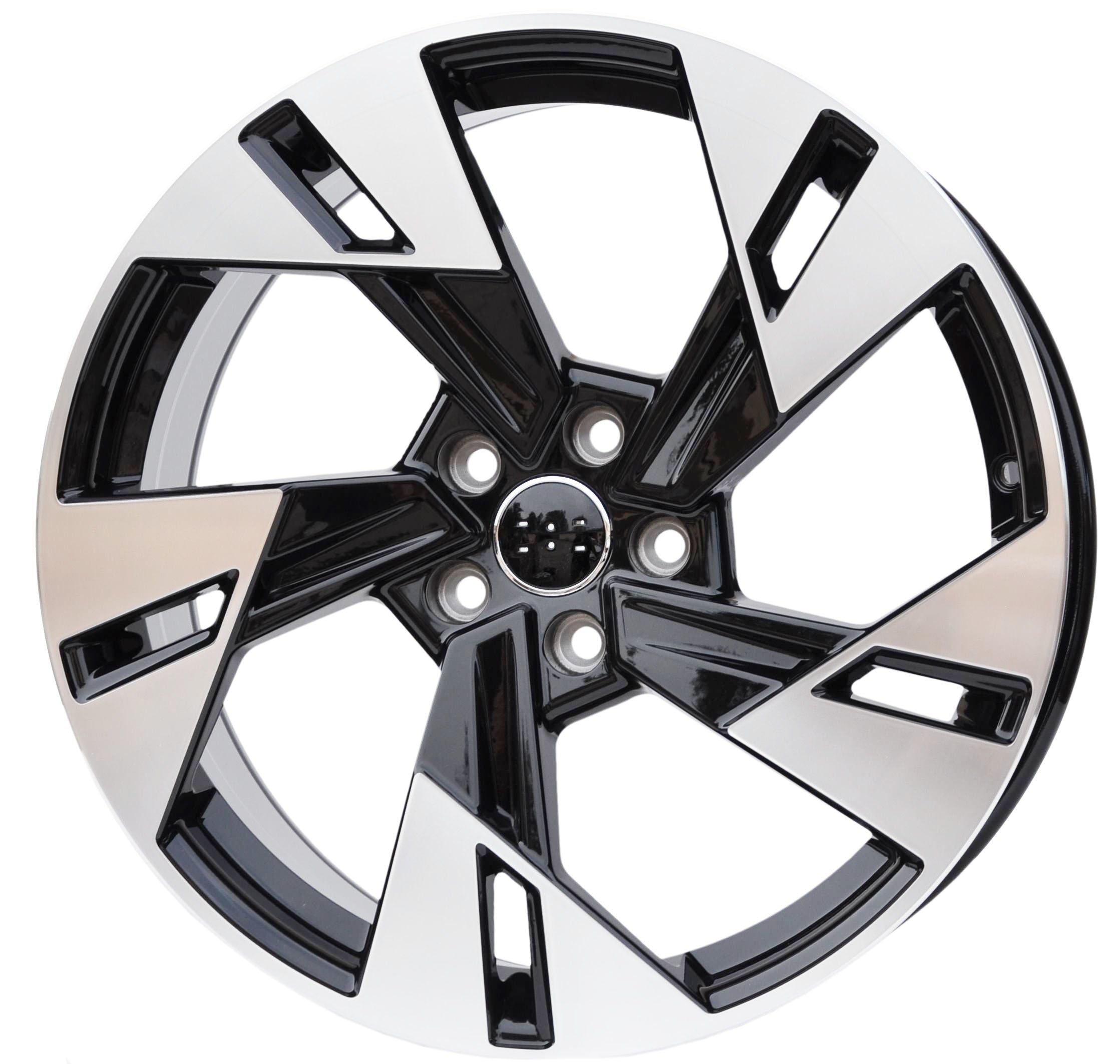 PDW 5640 Alufælge 20" 5x112 ET38 – Poleret/sort (sæt á 4)