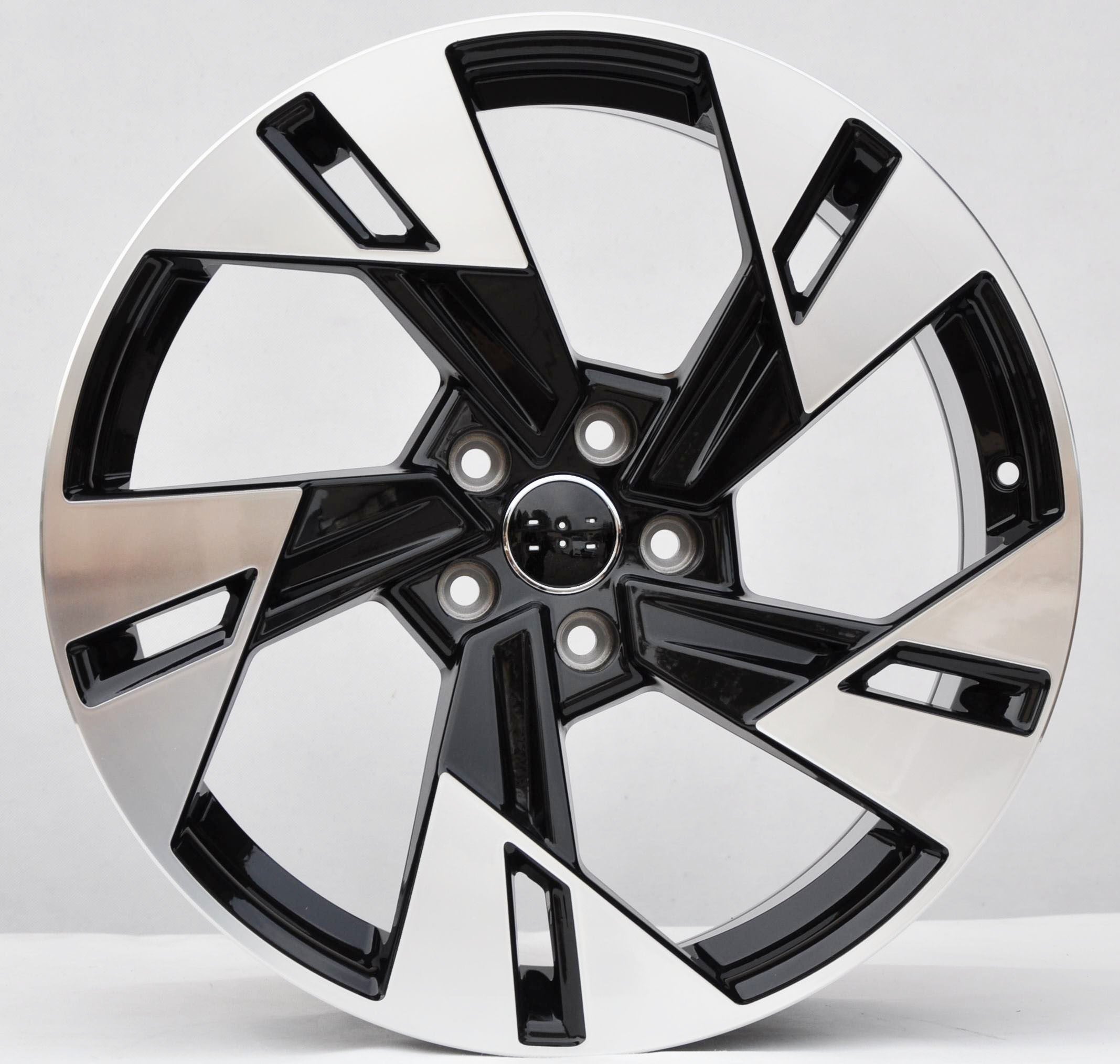 PDW 5640 Alufælge 20" 5x112 ET38 – Poleret/sort (sæt á 4)