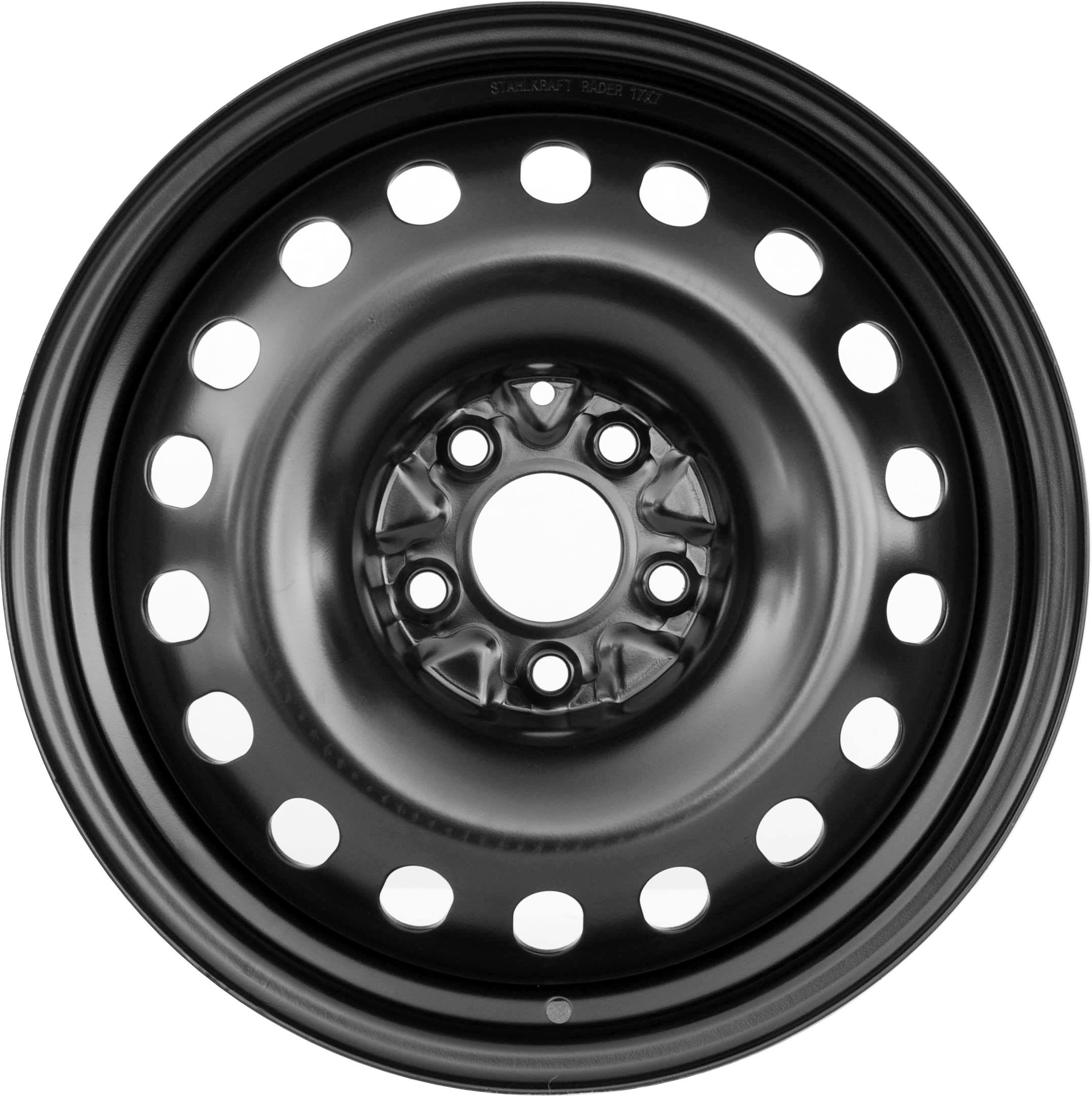 Stahlkraft Rader A17 Stålfælge 17" 5x114.3 ET43.5 – Sort (stk)