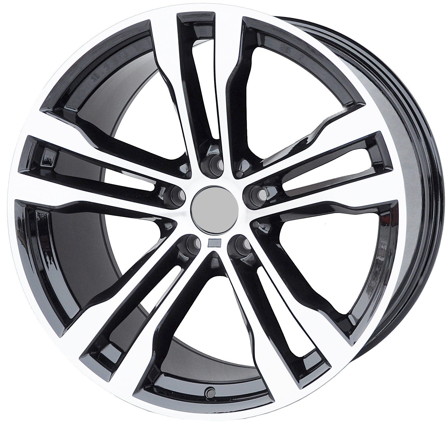 PDW 924 Alufælge 20" 5x120 ET40 – Poleret/sort (sæt á 4)